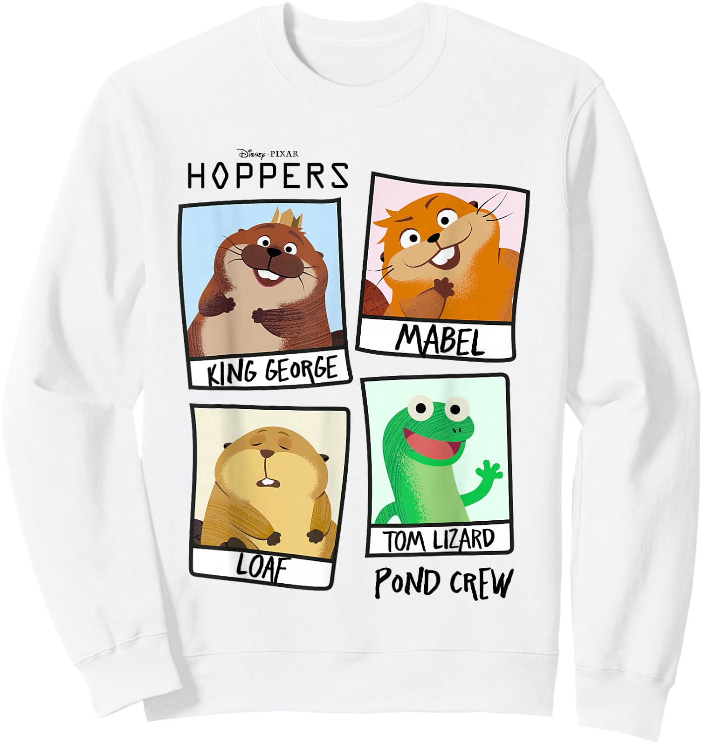 Disney Hoppers Pond Crew Photos Sweatshirt - Sweatshirt | White