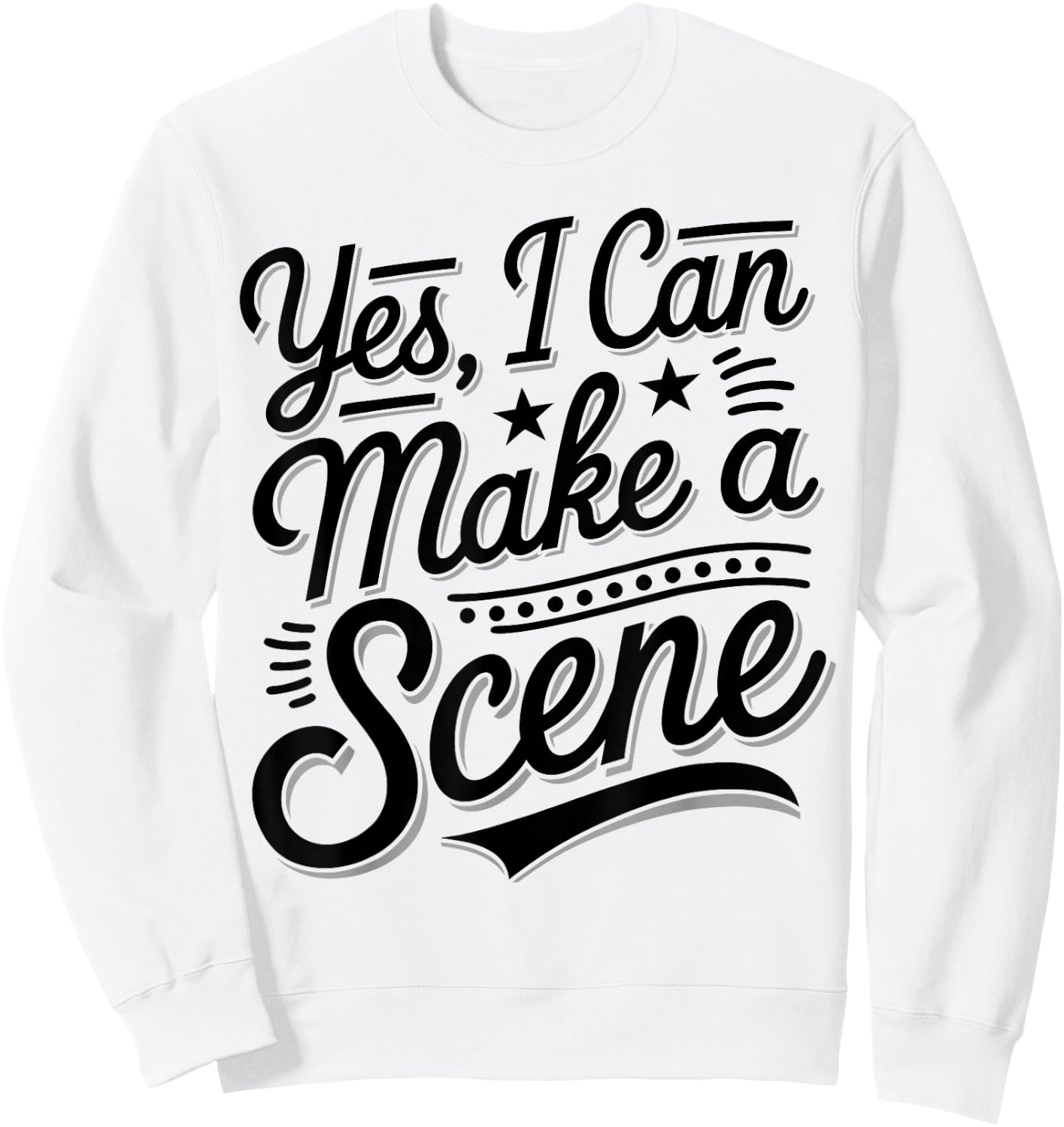 Funny Drama Theater Stage Director Sweatshirt - Sweatshirt | White