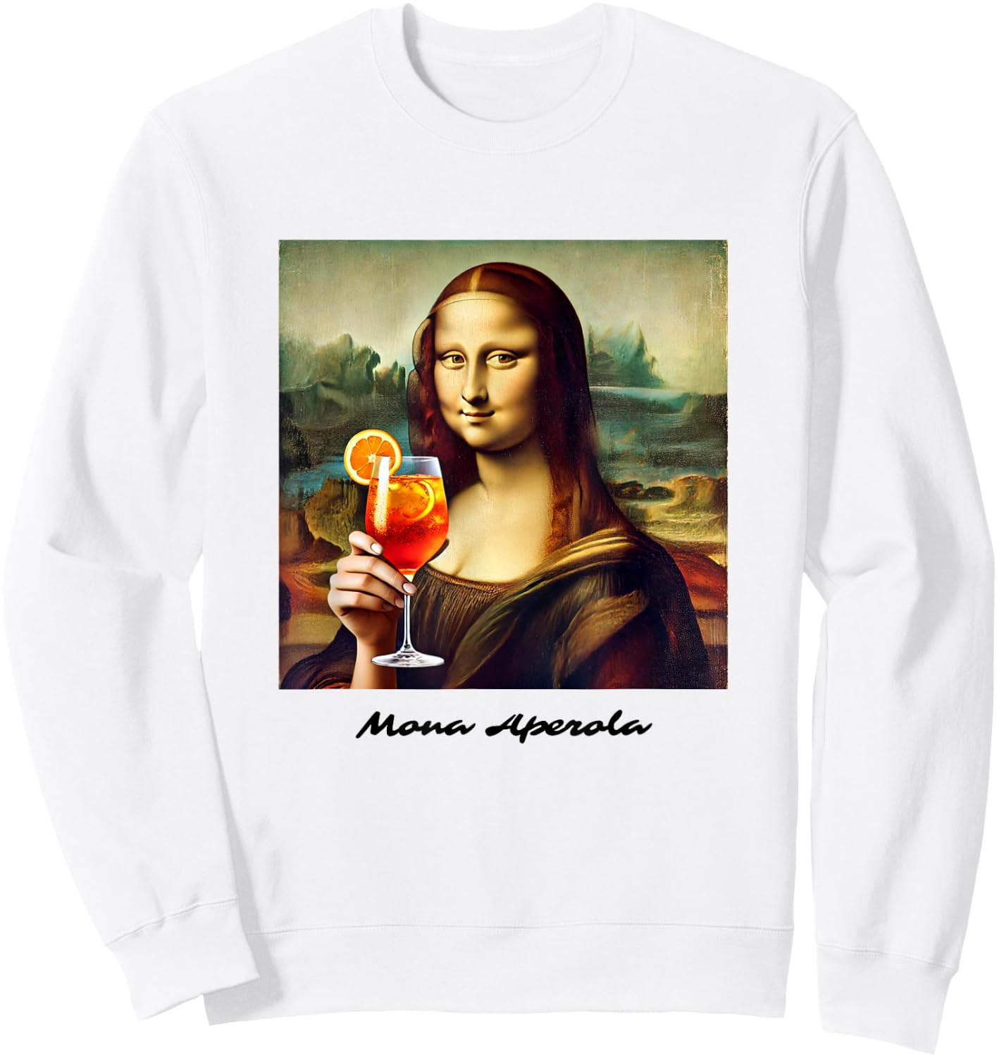 Mona Aperola | Holy Lisa Spritz Aperölchen Spritztour Team Sweatshirt - Sweatshirt | White