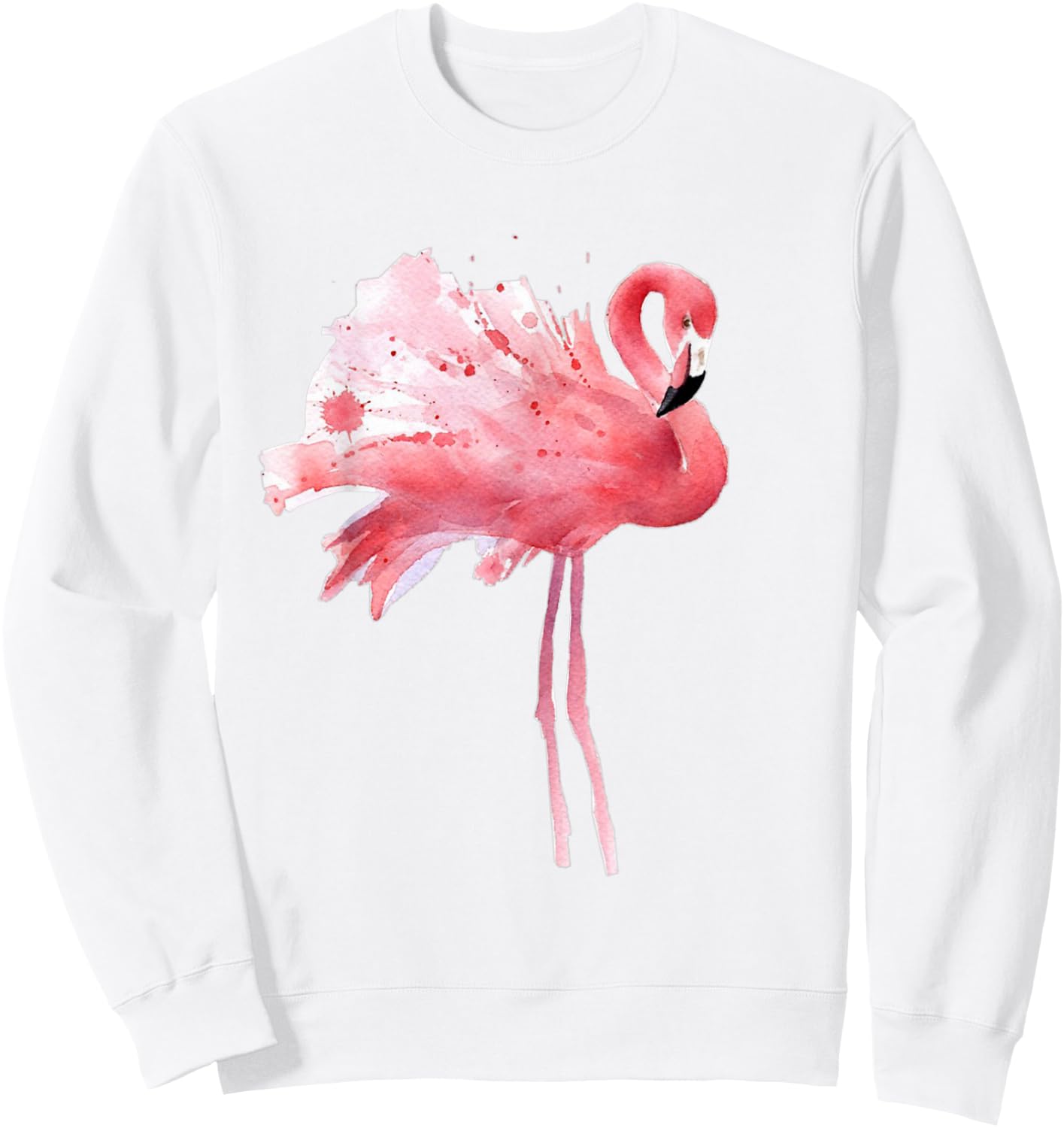 Flamingo Children's Flamingo Flamingo for Girls , White Sweatshirt - Sweatshirt | White