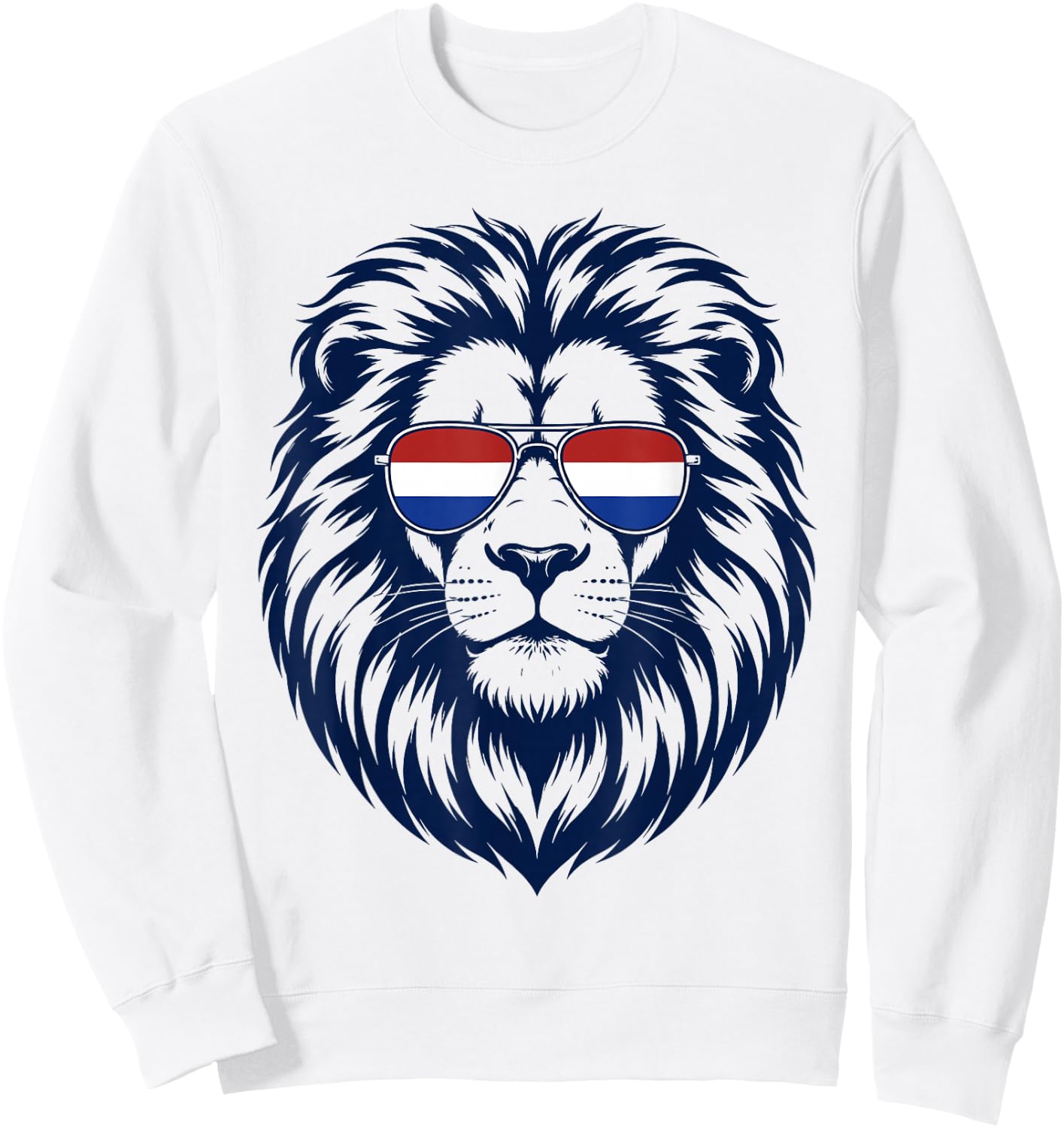 Nederland Netherlands Lion Dutch Holland Vintage Orange Sweatshirt - Sweatshirt | White