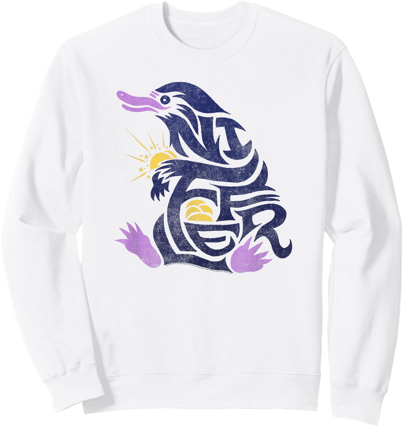 Fantastic Beasts and Where to Find Them Geometric Niffler Sweatshirt - Sweatshirt | White