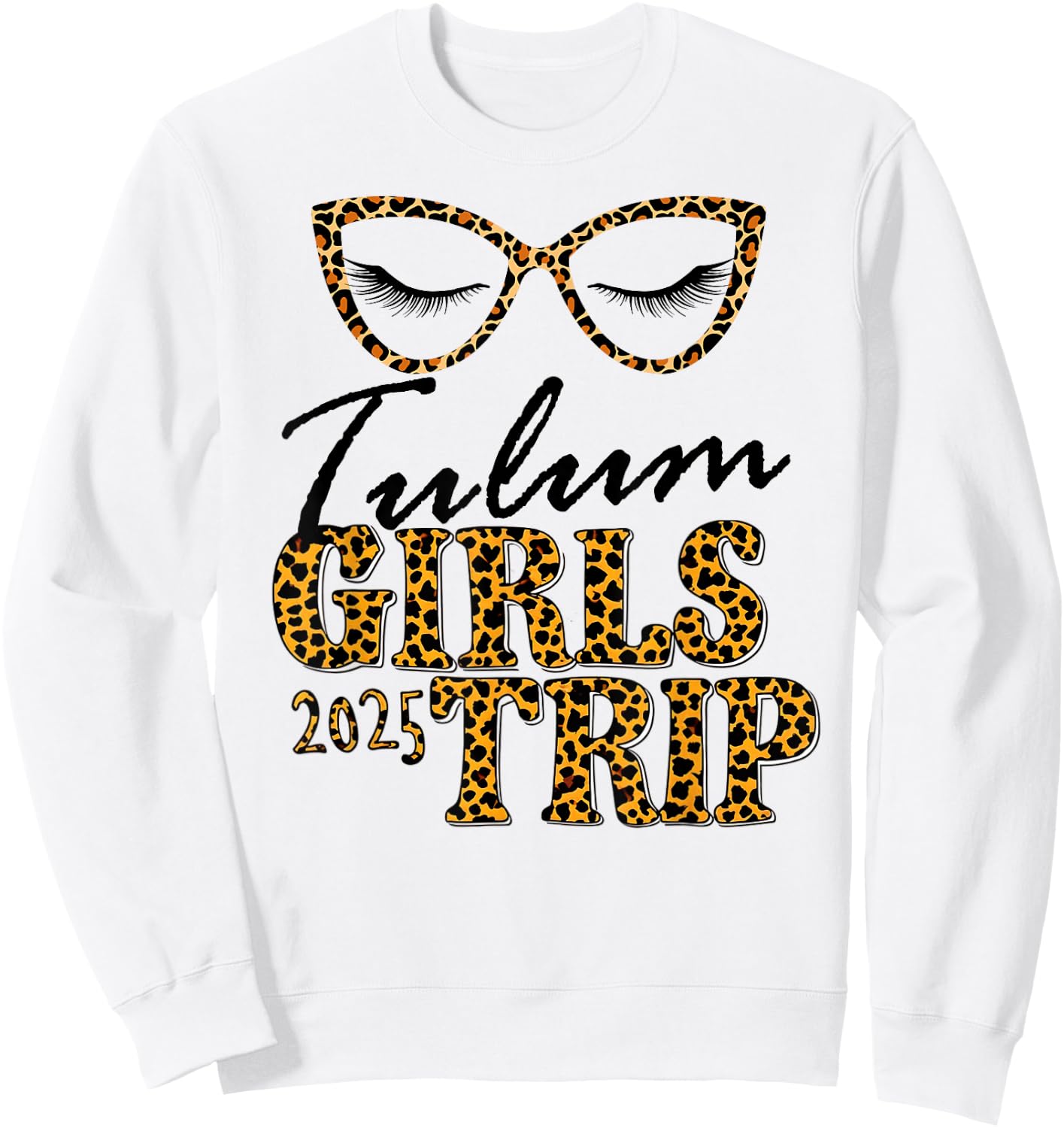 Girls Trip Tulum 2025 Shirts Vacation Weekend Birthday Squad Sweatshirt - Sweatshirt | White