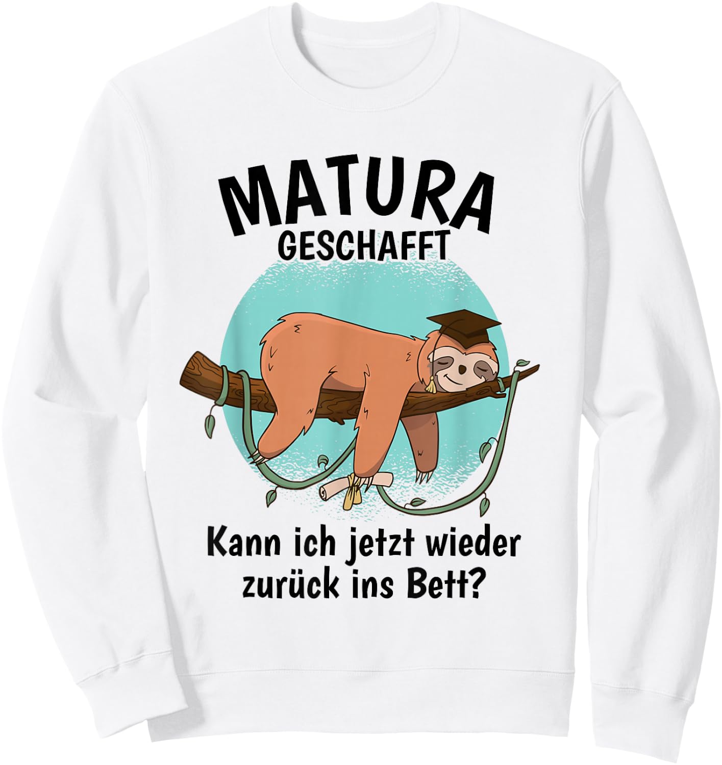 Matura Geschafft 2026 Maturaabschluss Sweatshirt - Sweatshirt | White