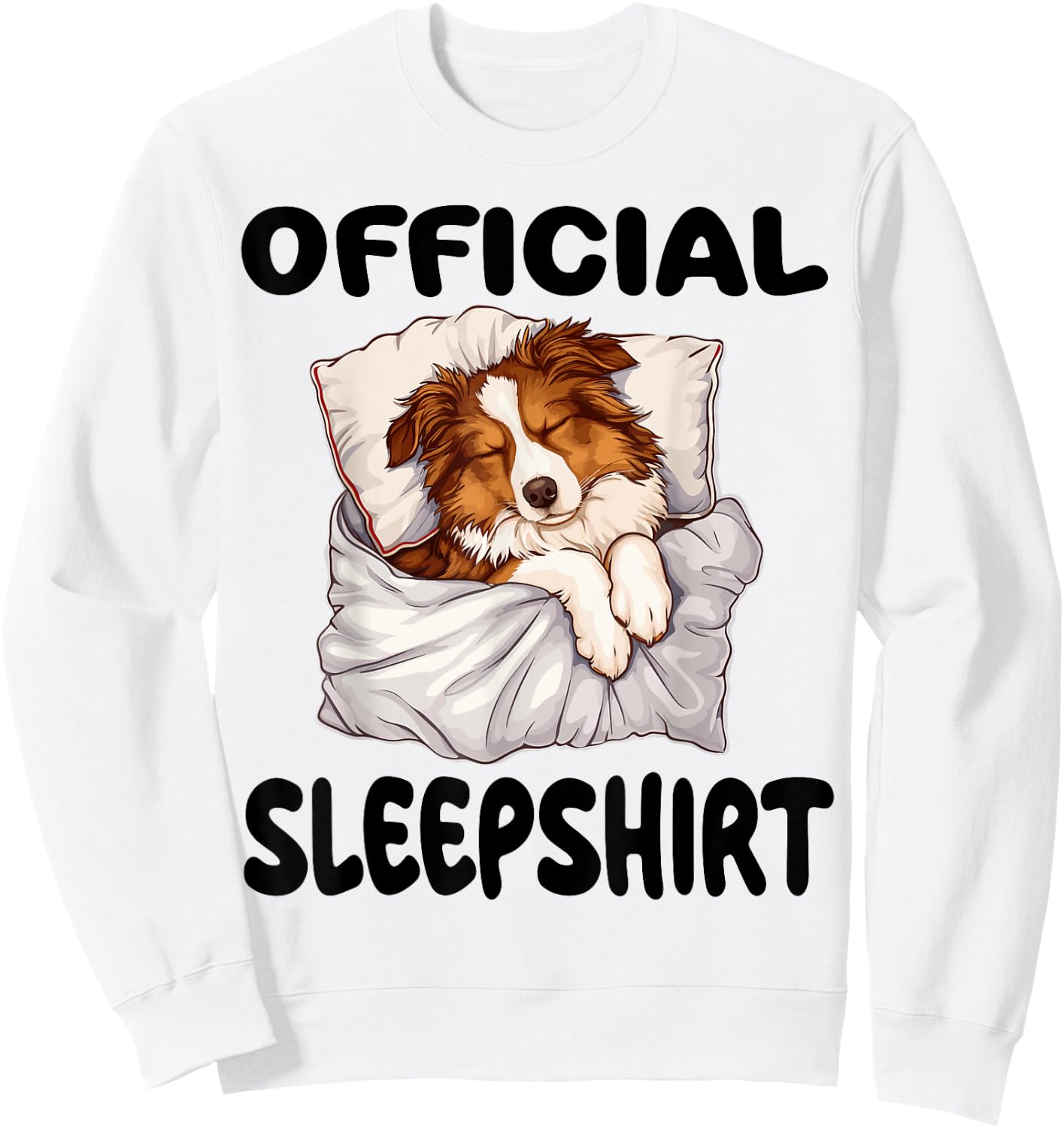 Official Australian Shepherd Pyjamas, white, S Sweatshirt - Sweatshirt | White