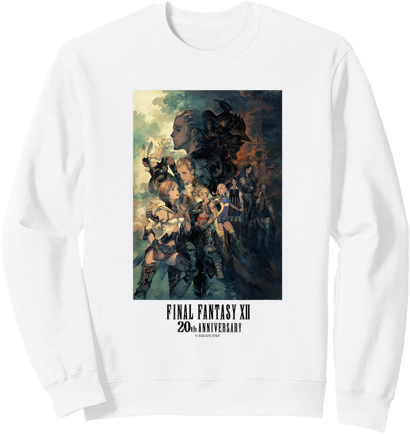 FINAL Fantasy Annivasary Collection FFXII TZA Package Art 2 Sweatshirt - Sweatshirt | White