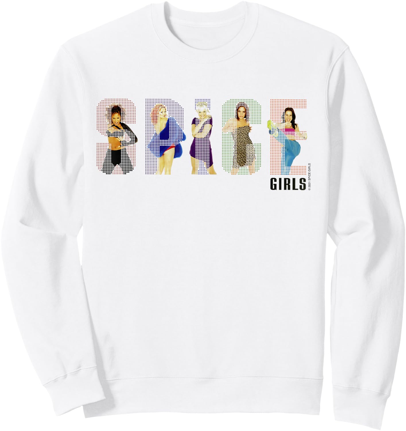 Official Spice Girls Album , White Sweatshirt - Sweatshirt | White