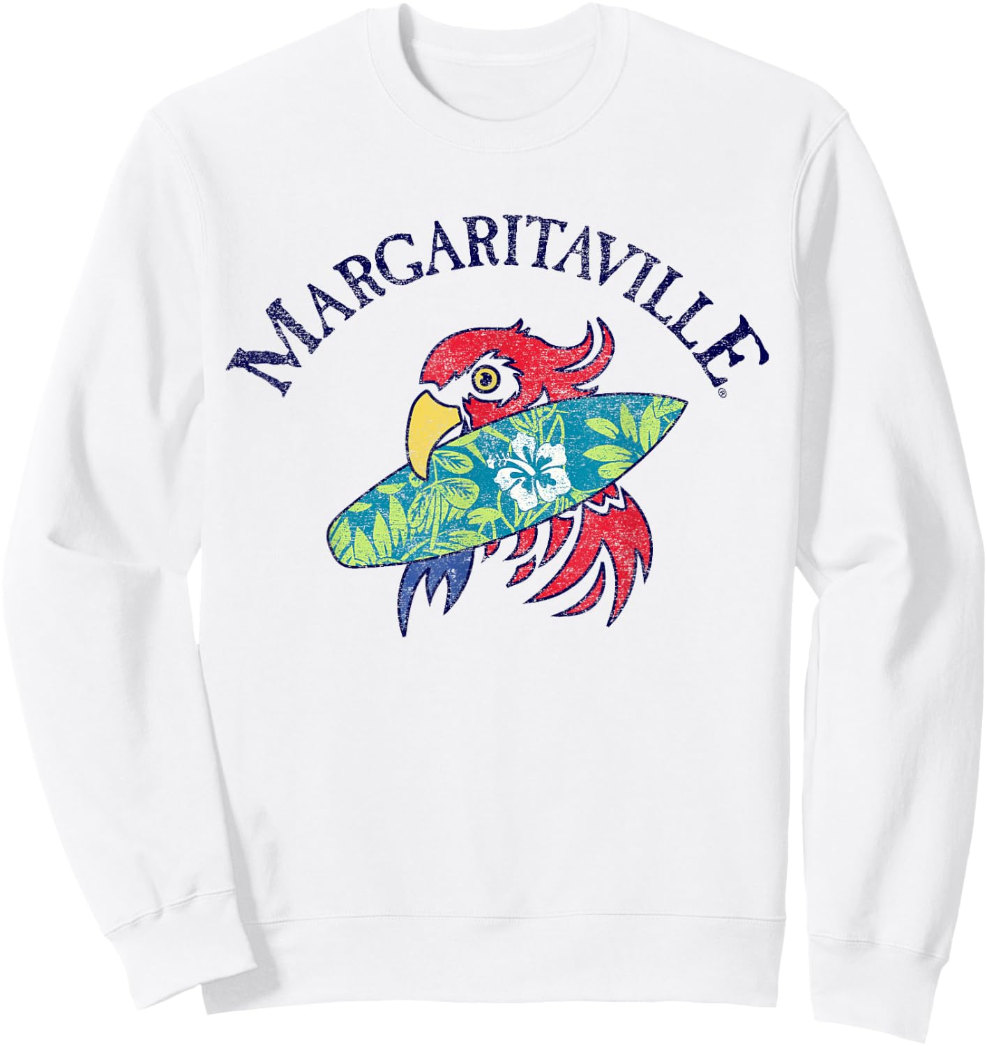 Margaritaville Parrot Sweatshirt - Sweatshirt | White