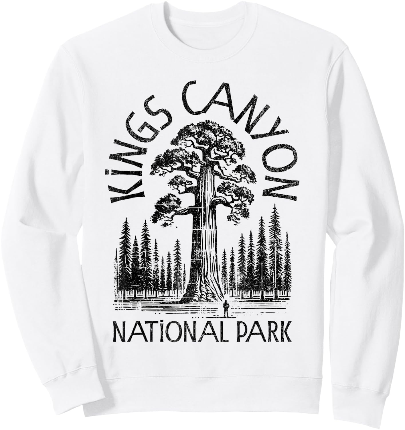 Kings Canyon National Park Sweatshirt - Sweatshirt | White