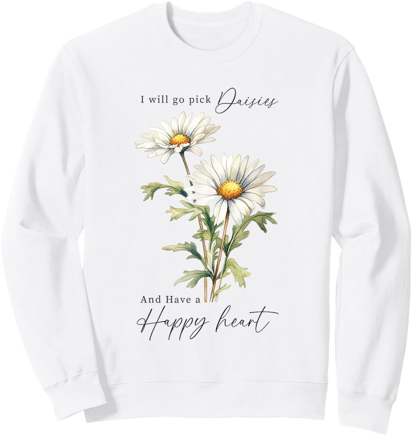 Sommerblume Botanische Naturliebhaber Blumenkunst Wildblume Sweatshirt - Sweatshirt | White