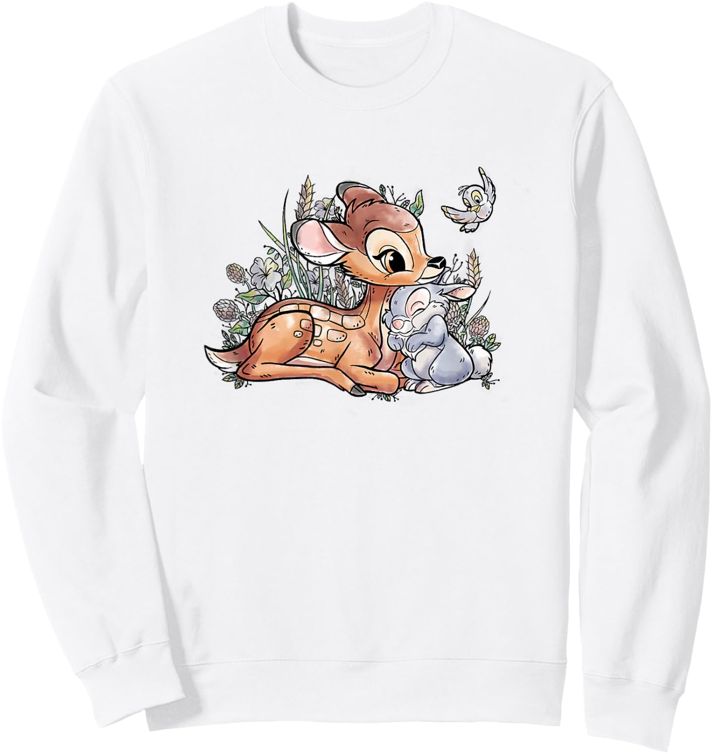 Disney Bambi and Thumper Snuggles , blue Sweatshirt - Sweatshirt | White