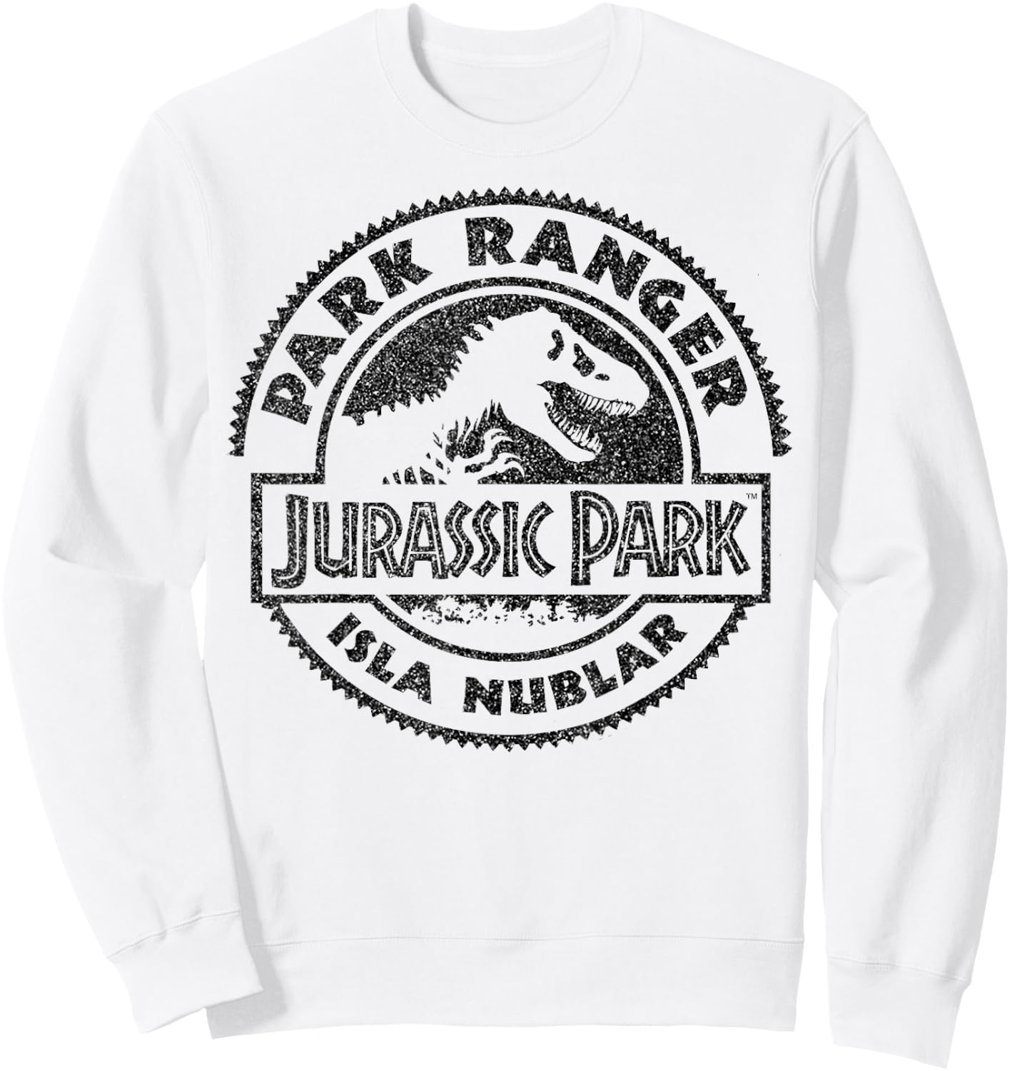 Jurassic Park Isla Nublar Ranger Sweatshirt - Sweatshirt | White