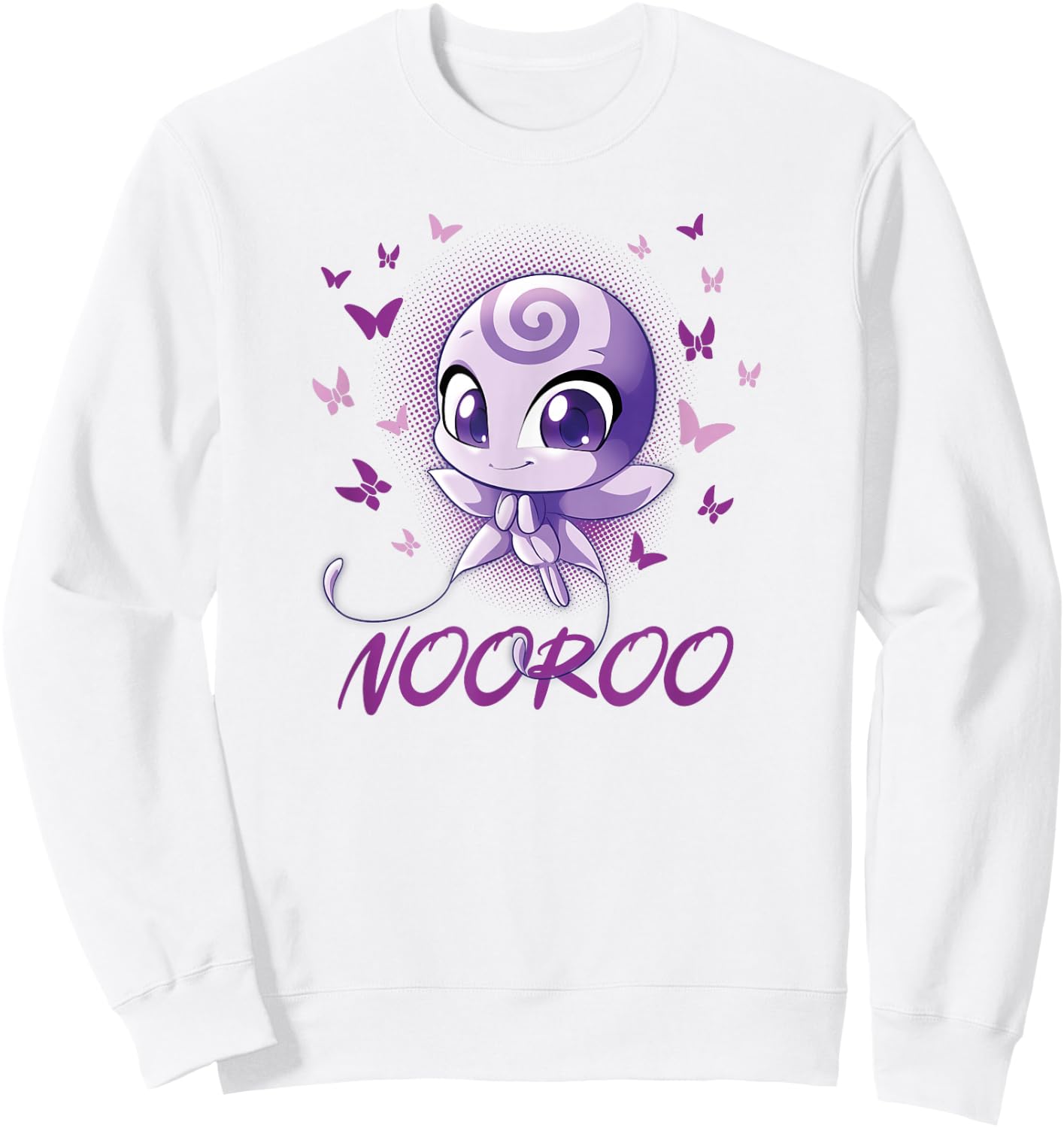 Miraculous Ladybug Kwamis Collection with Nooroo Sweatshirt - Sweatshirt | White