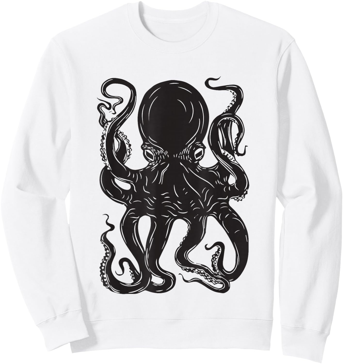 Cool Octopus Stuff Men Women Kraken Kids Octopus Sweatshirt - Sweatshirt | White