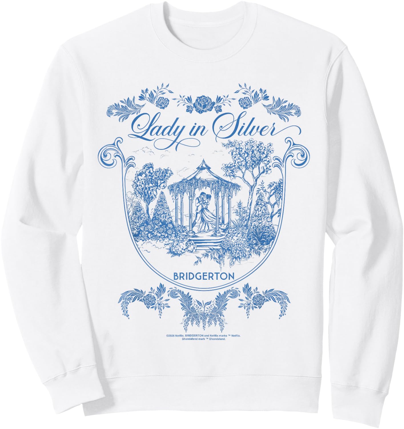 Bridgerton Fairytale Gazebo Offiziell lizenziert Sweatshirt - Sweatshirt | White