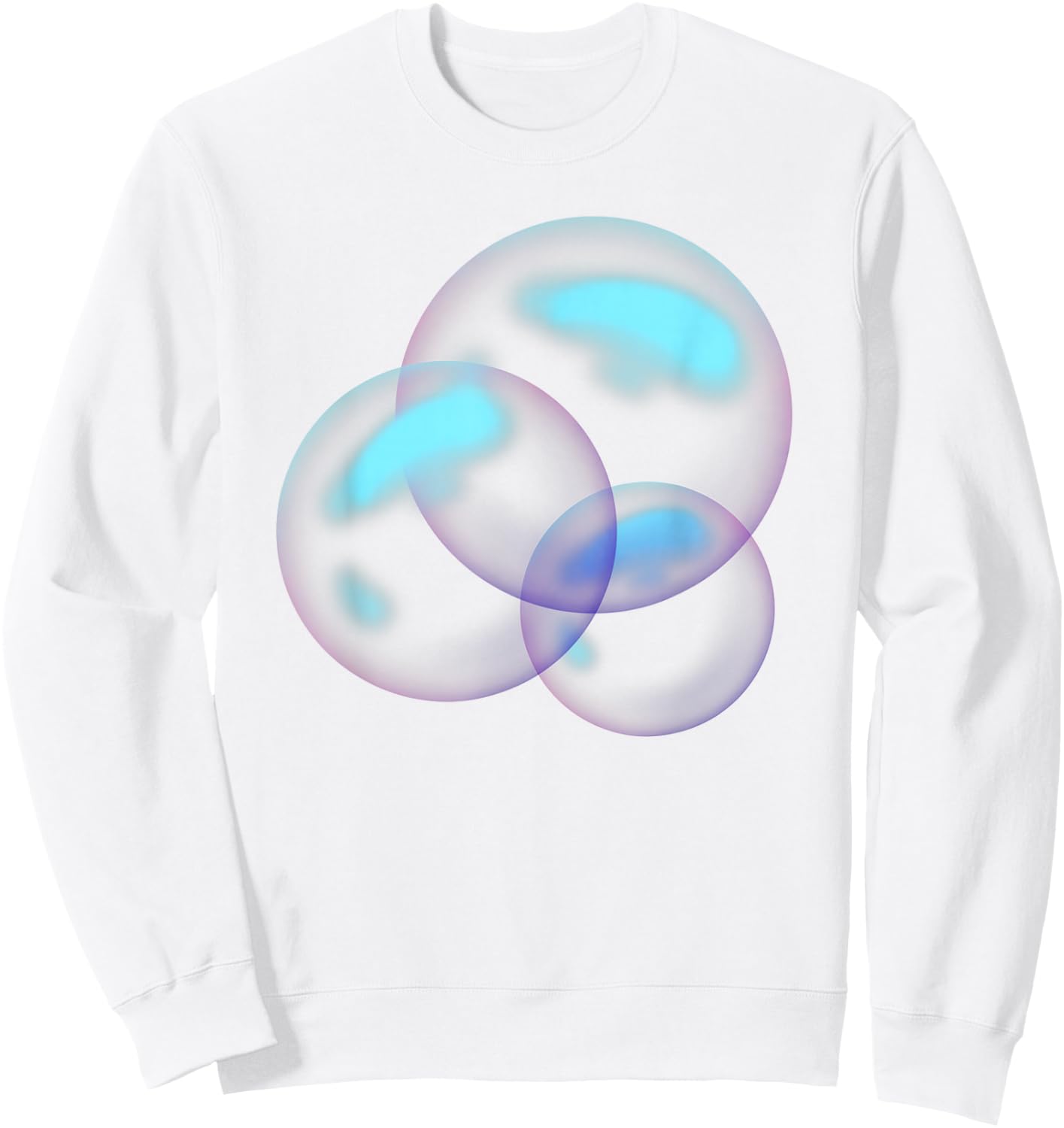 Soap Bubbles , White, s Sweatshirt - Sweatshirt | White