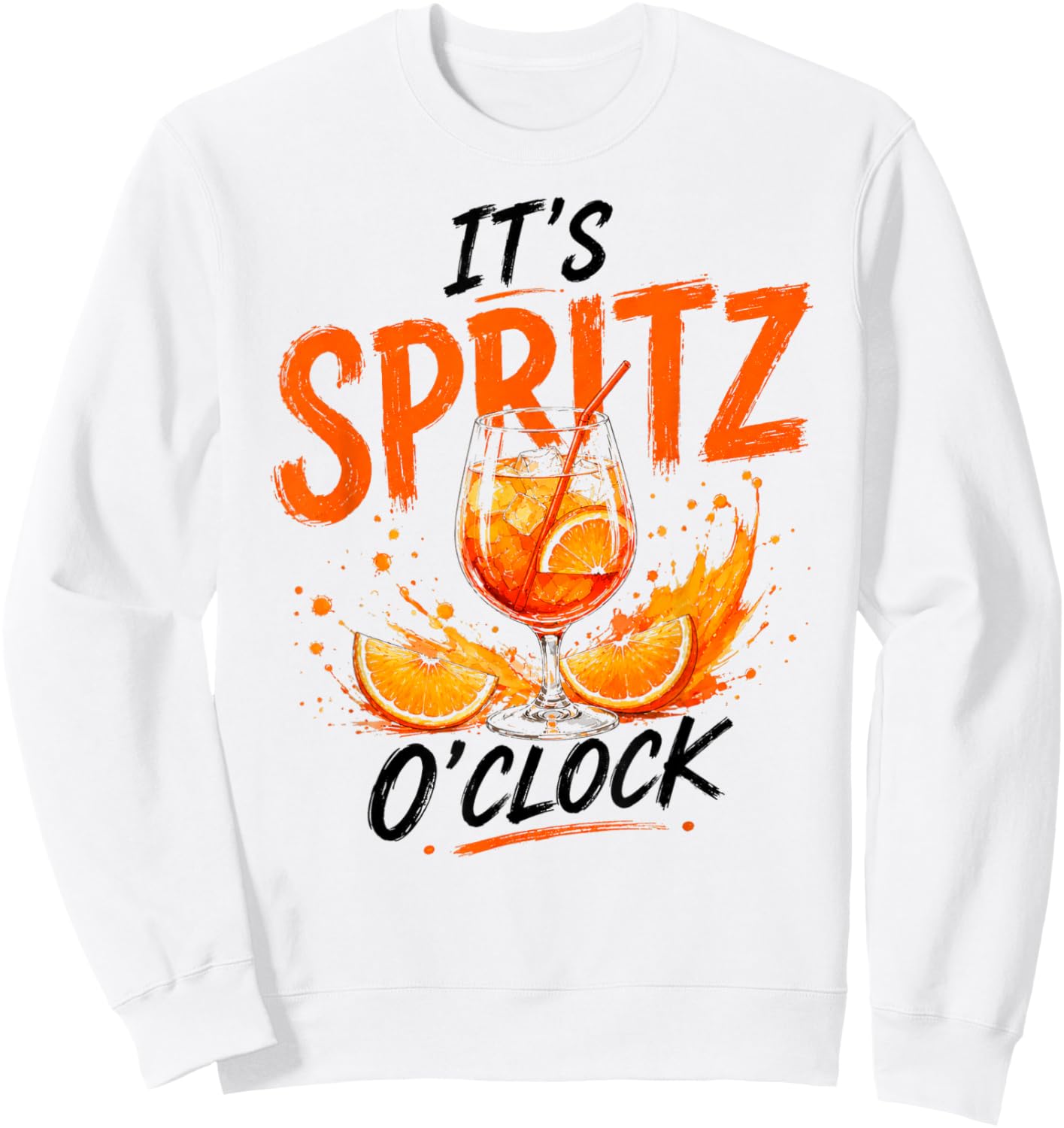 C'est Spritz O'Clock Sweatshirt - Sweatshirt | White