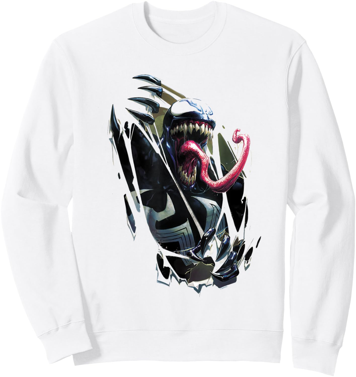 Marvel Universe Venom Inside Me , White Sweatshirt - Sweatshirt | White