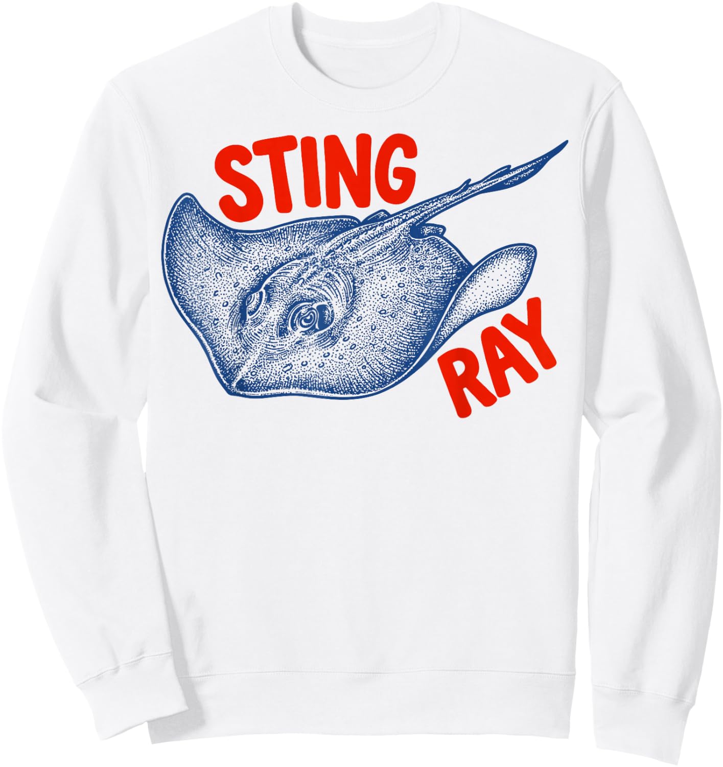 Sting Ray Singray Sweatshirt - Sweatshirt | White
