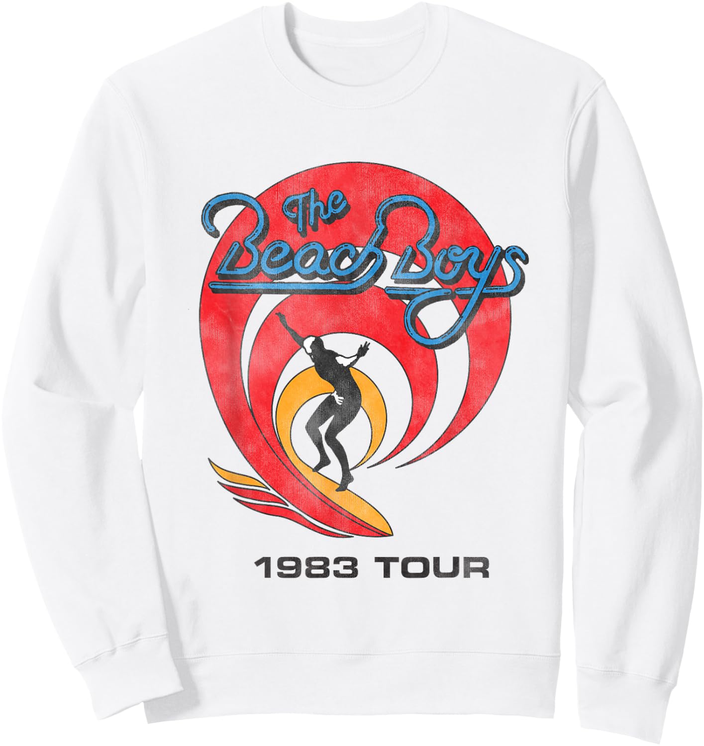 Official Tour Beach Boys 1983 Sweatshirt - Sweatshirt | White