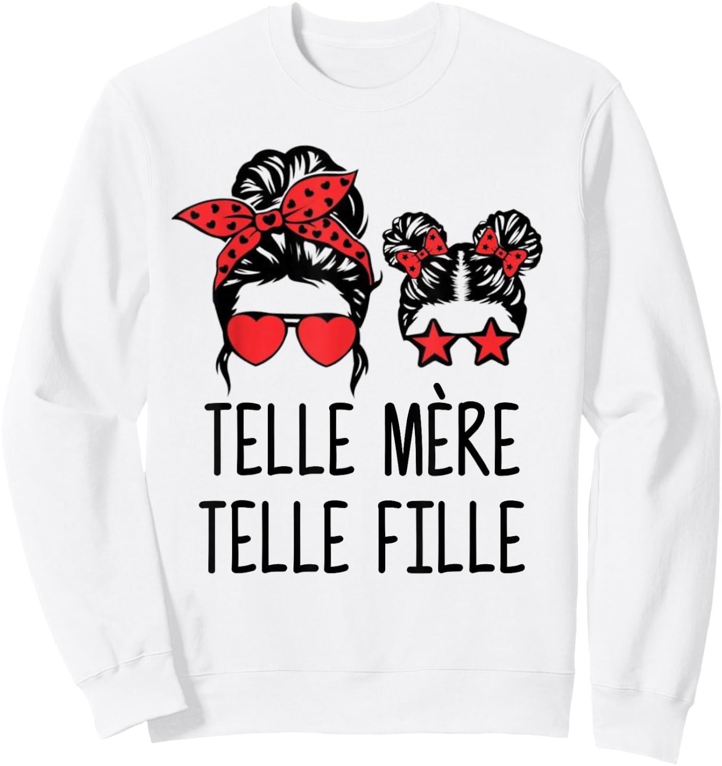 Telle Mère Telle Fille, Maman Bonne Fête des Mères Sweatshirt - Sweatshirt | White