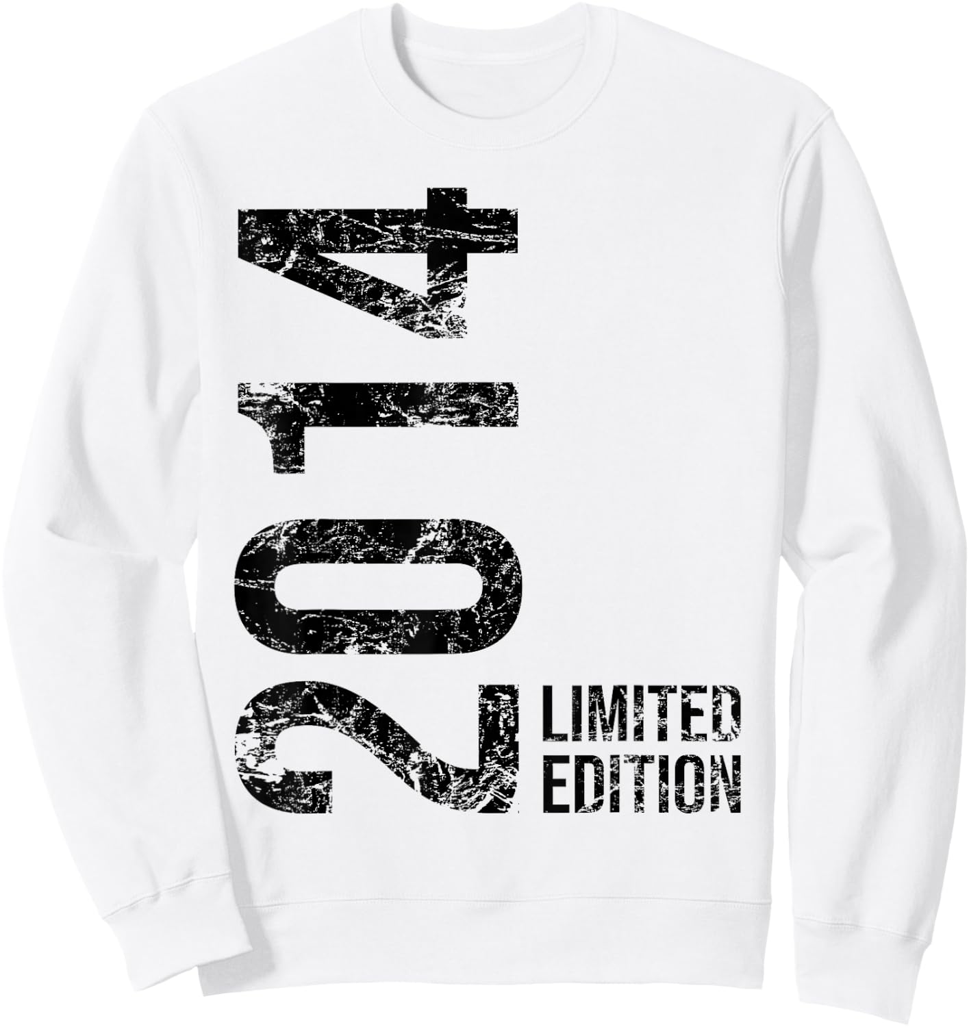 9th Birthday Boy Girl 9 Years 2014 Birthday Gift , White Sweatshirt - Sweatshirt | White