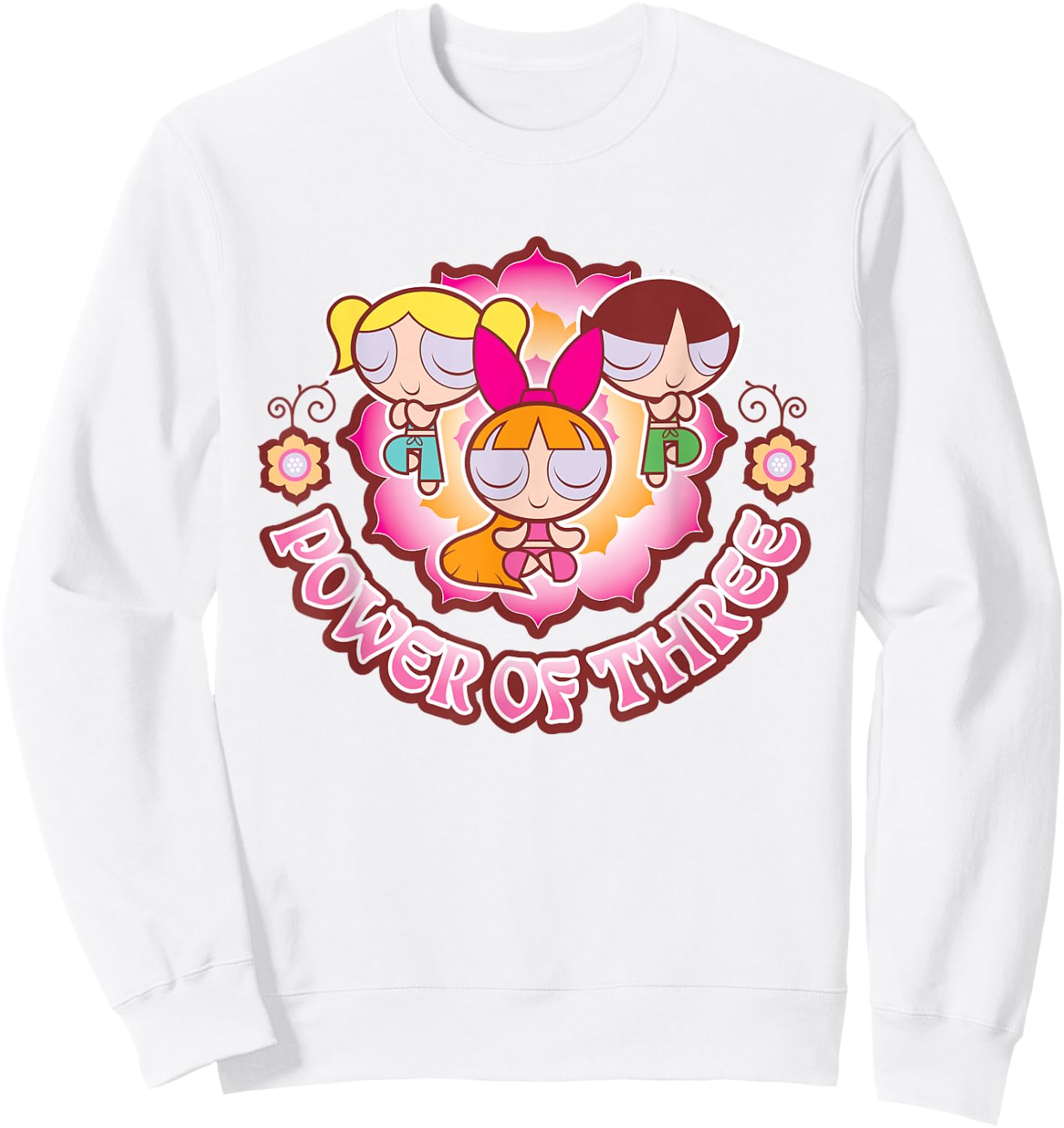 Powerpuff Girls Power of Three Small Sweatshirt - Sweatshirt | White
