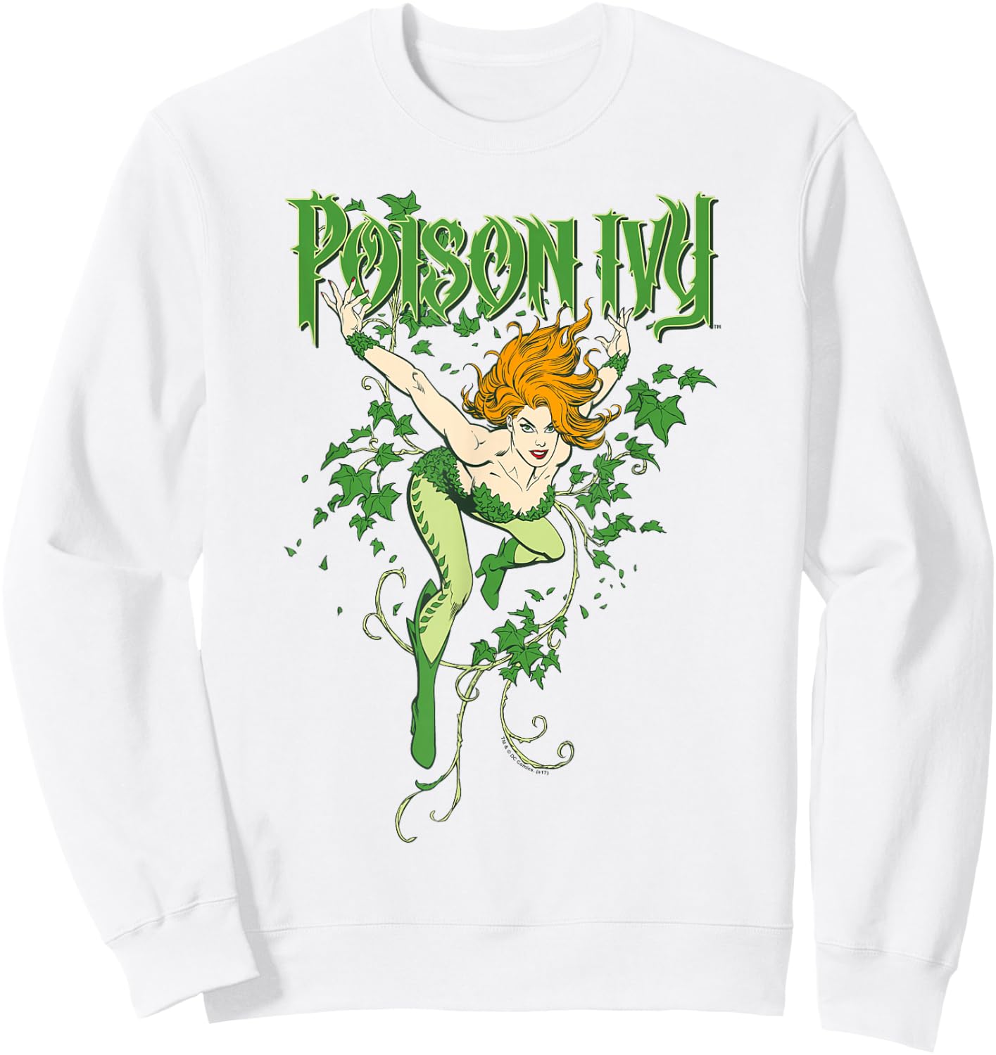 Batman Poison Ivy Sweatshirt - Sweatshirt | White