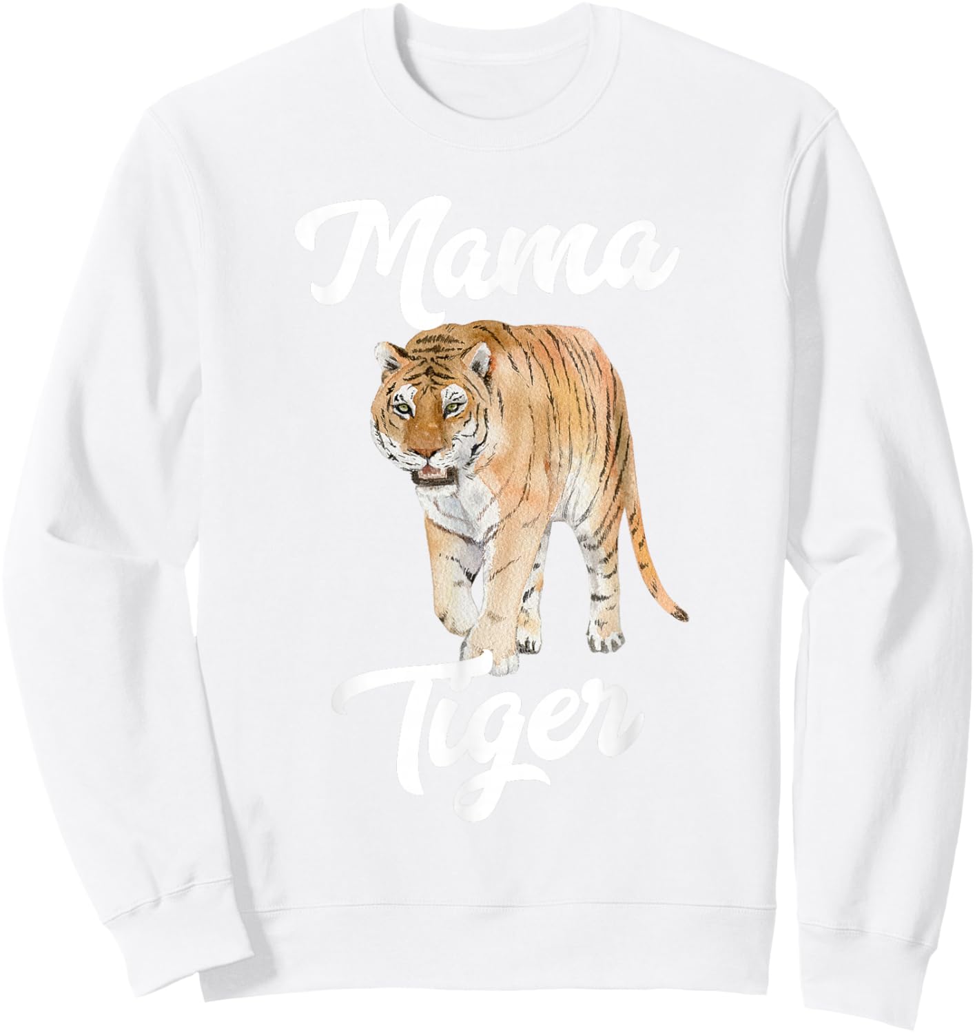 Mama Tiger Sweatshirt - Sweatshirt | White