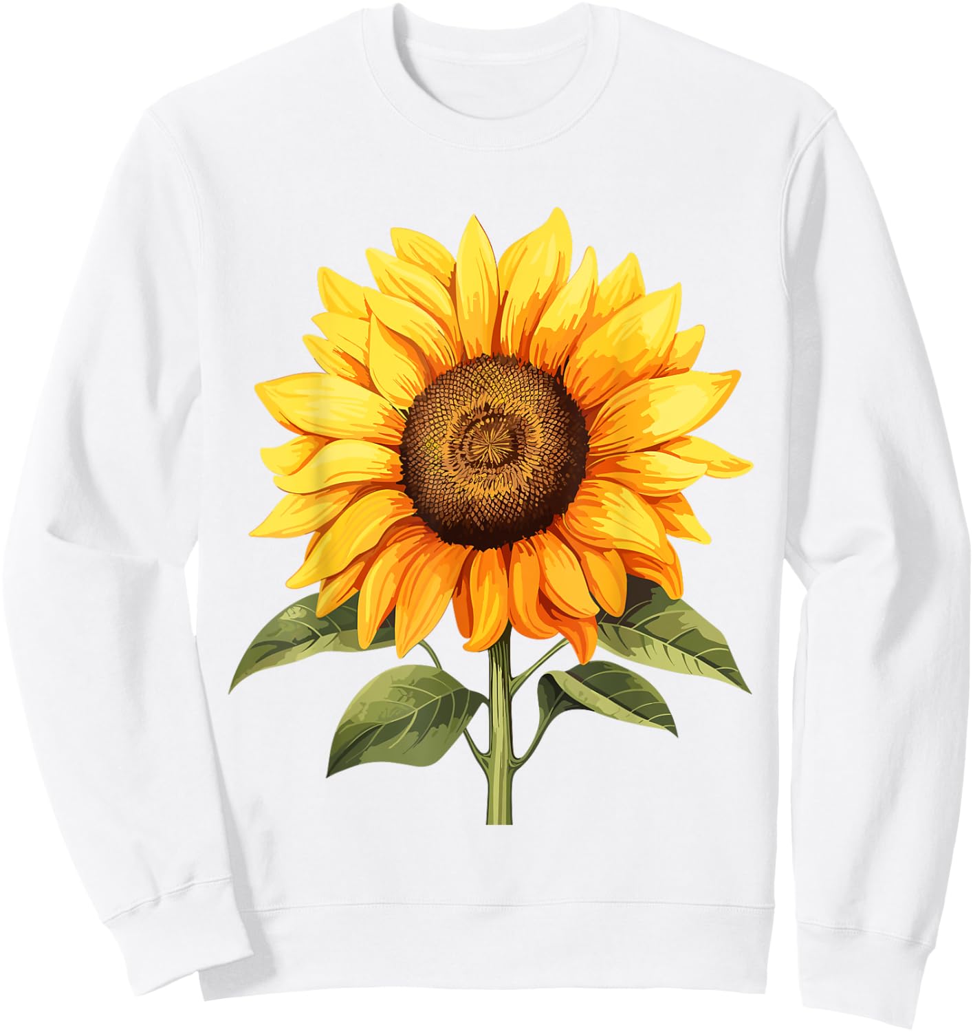 Florist and Sunflower Sweatshirt - Sweatshirt | White