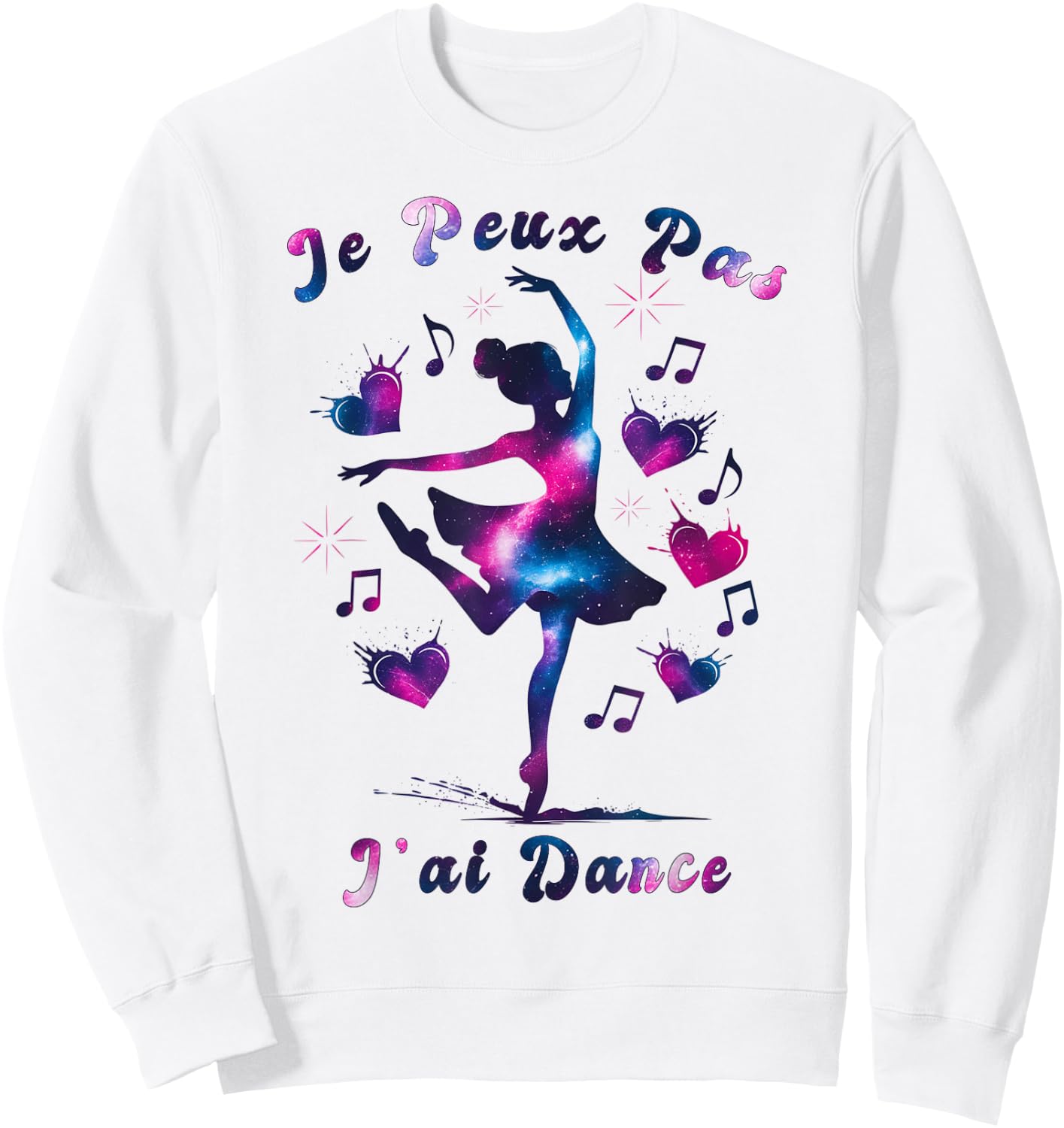 Je peux pas j'ai danse cadeau Dancer Sweatshirt - Sweatshirt | White