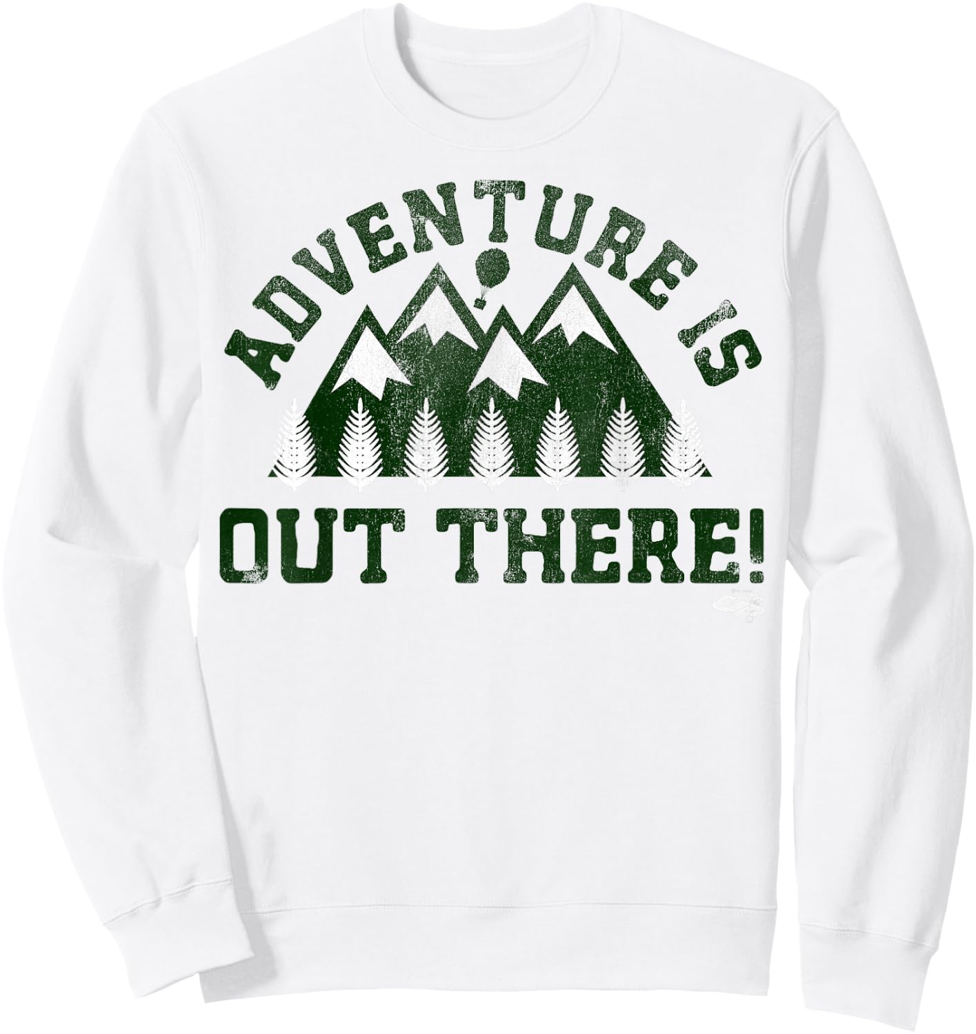 Disney Pixar Up Adventure Is Out There Forest Style Sweatshirt - Sweatshirt | White