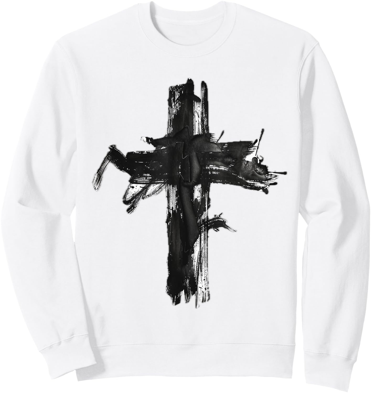 The Cross of Jesus Christ Resurrection Sweatshirt - Sweatshirt | White