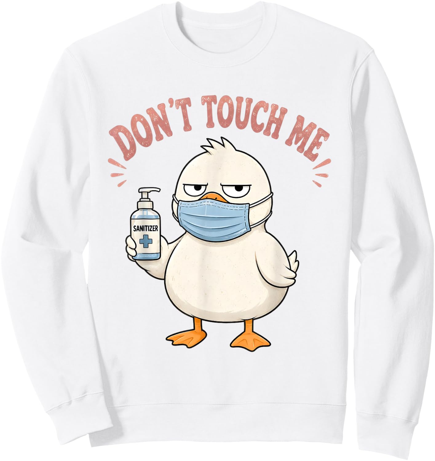 Funny Silly Goose Microbiology Scientist Biology Lab Student Sweatshirt - Sweatshirt | White