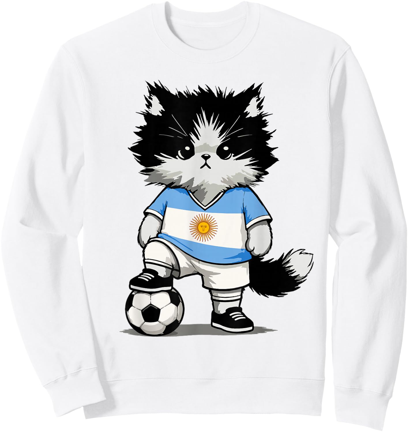 Argentinian Flag Men Women Kids Argentina Sweatshirt - Sweatshirt | White