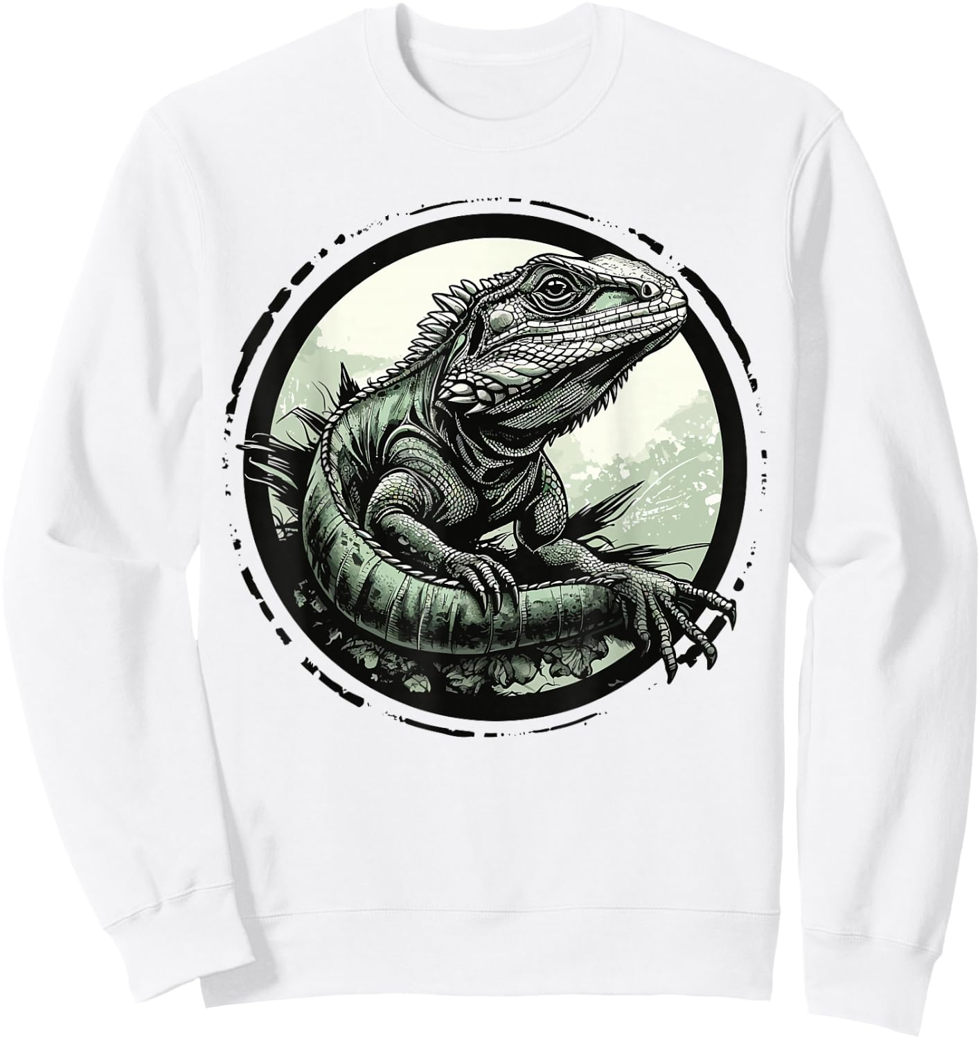 Iguana Sweatshirt - Sweatshirt | White
