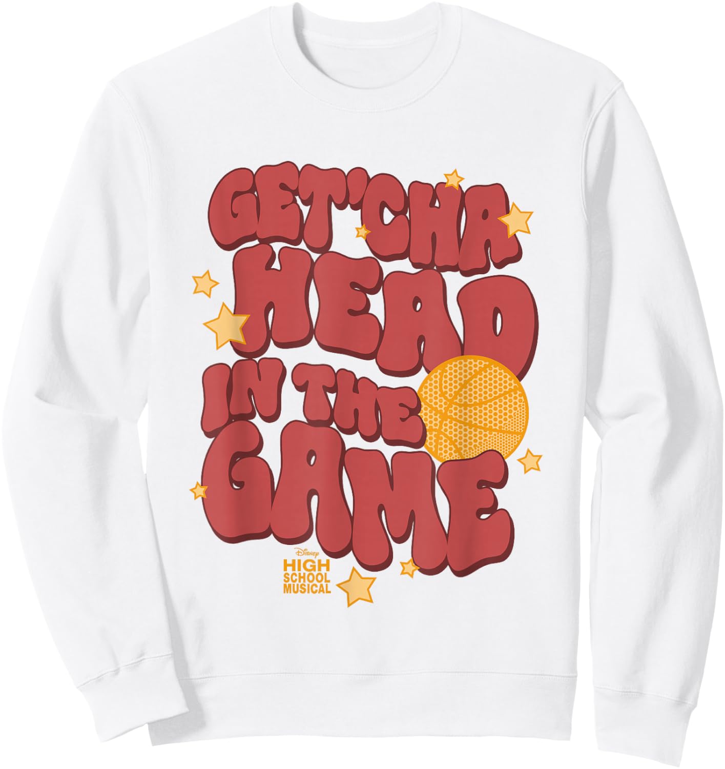 Disney High School Musical The Series Head In The Game Logo Sweatshirt - Sweatshirt | White