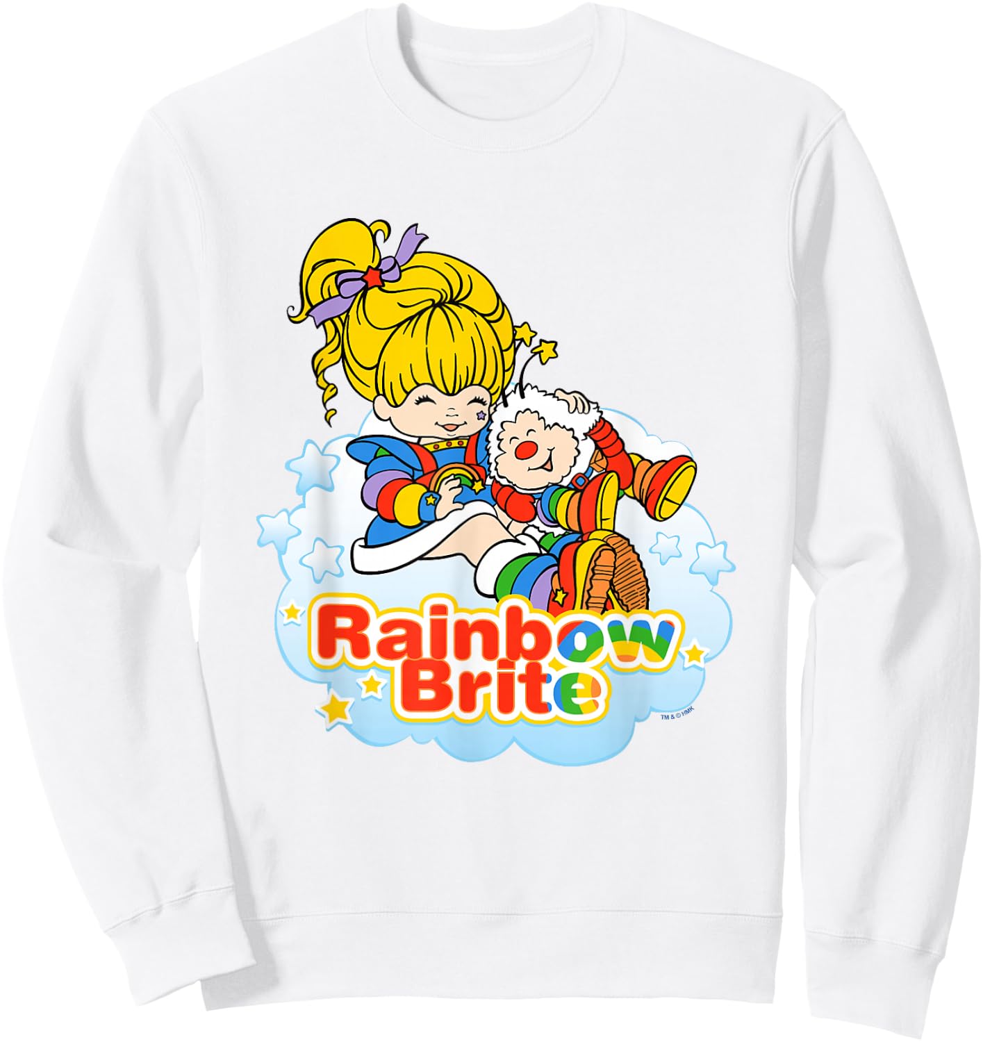 Rainbow Brite & Twink Best Friends Forever , white, S Sweatshirt - Sweatshirt | White