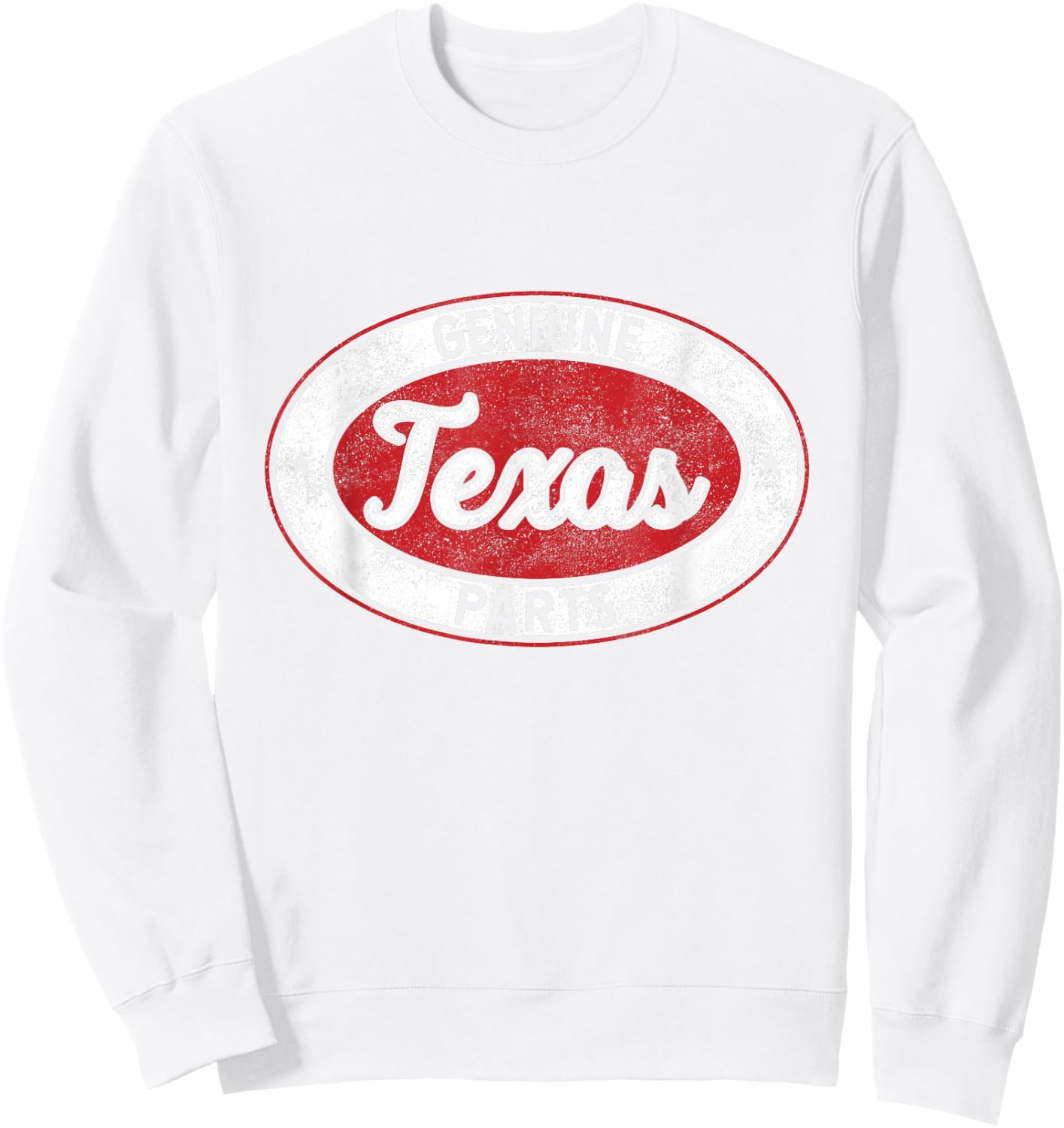 Genuine Texas Parts for Native Texans - Proud Texas Sweatshirt - Sweatshirt | White