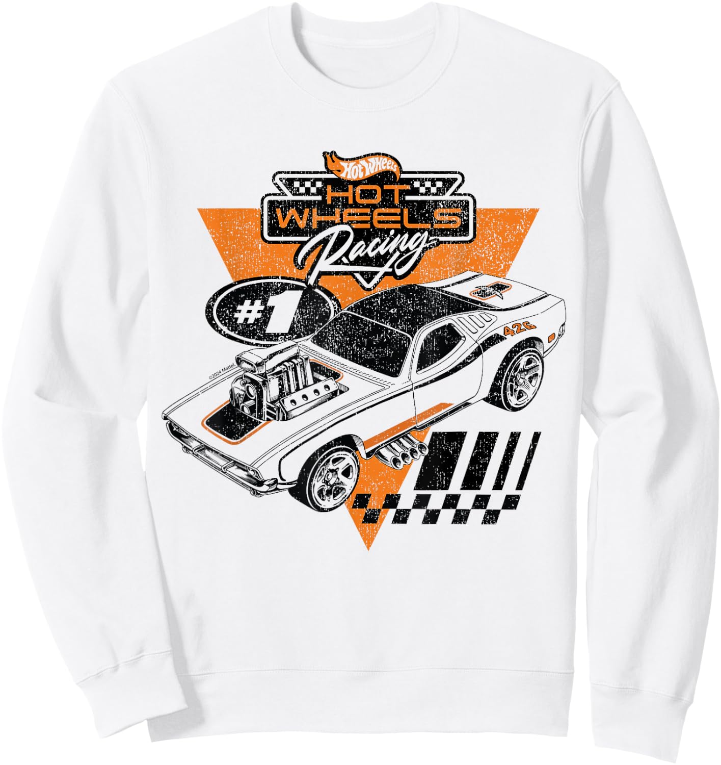 Hot Wheels - Rodger Dodger Racing Sweatshirt - Sweatshirt | White