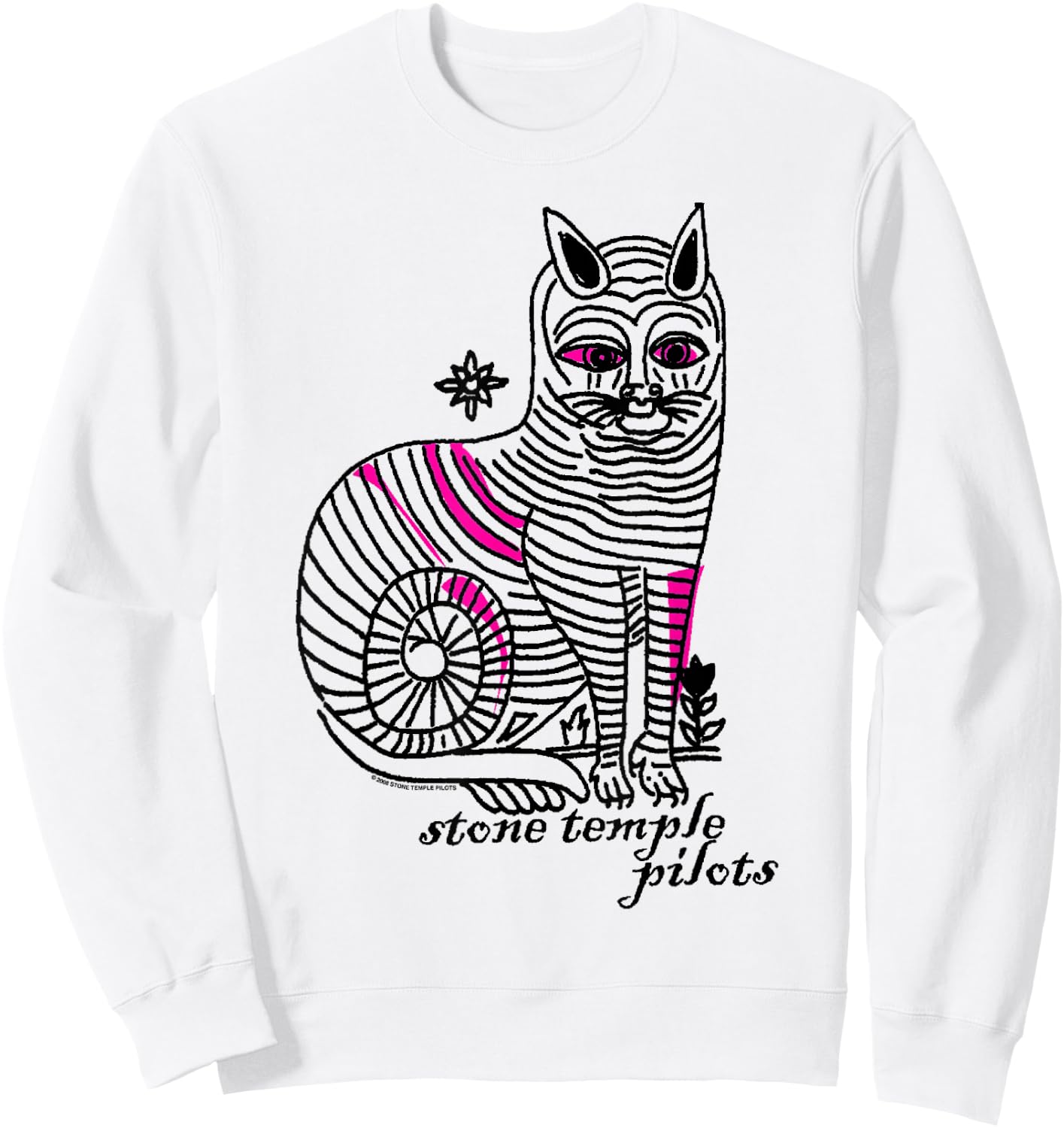 Stone Temple Pilots - Vintage Cat Sweatshirt - Sweatshirt | White