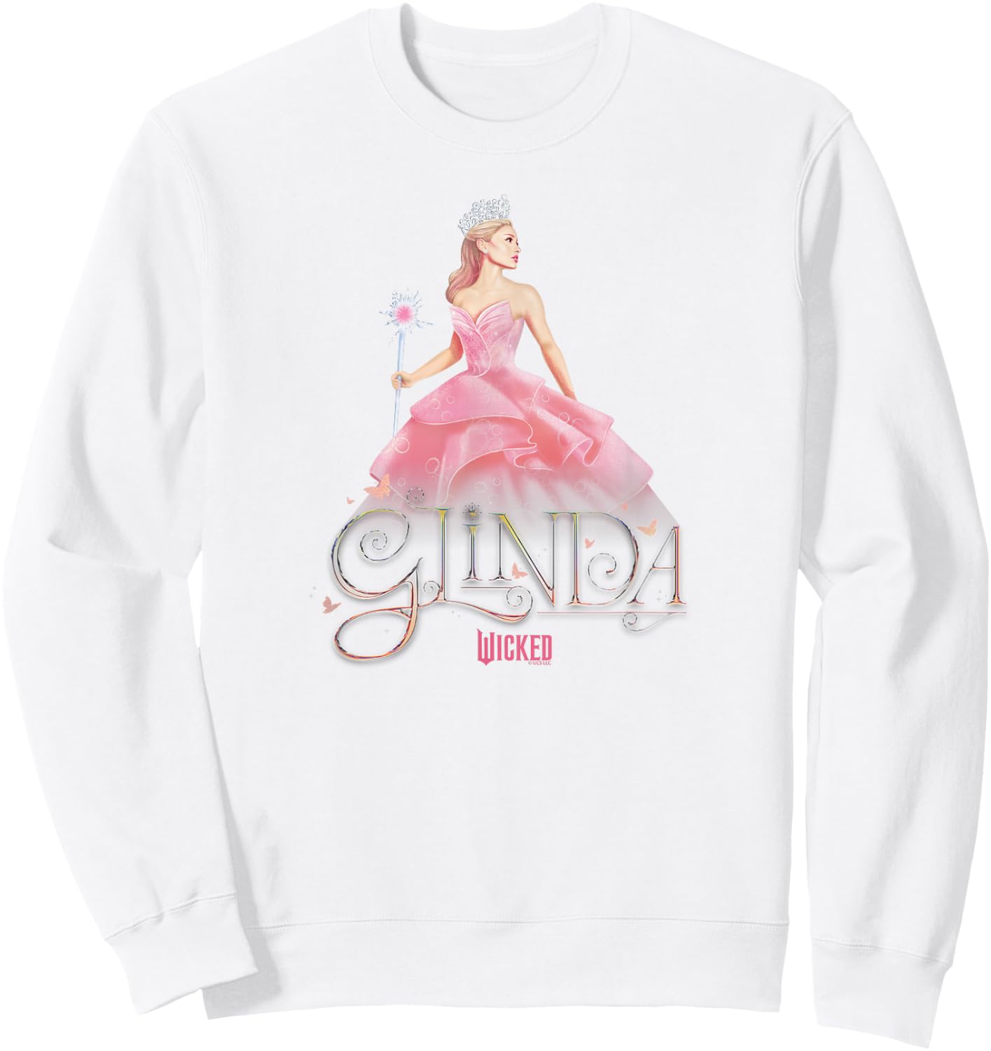 Wicked Glinda Elegant Pose , white, S Sweatshirt - Sweatshirt | White