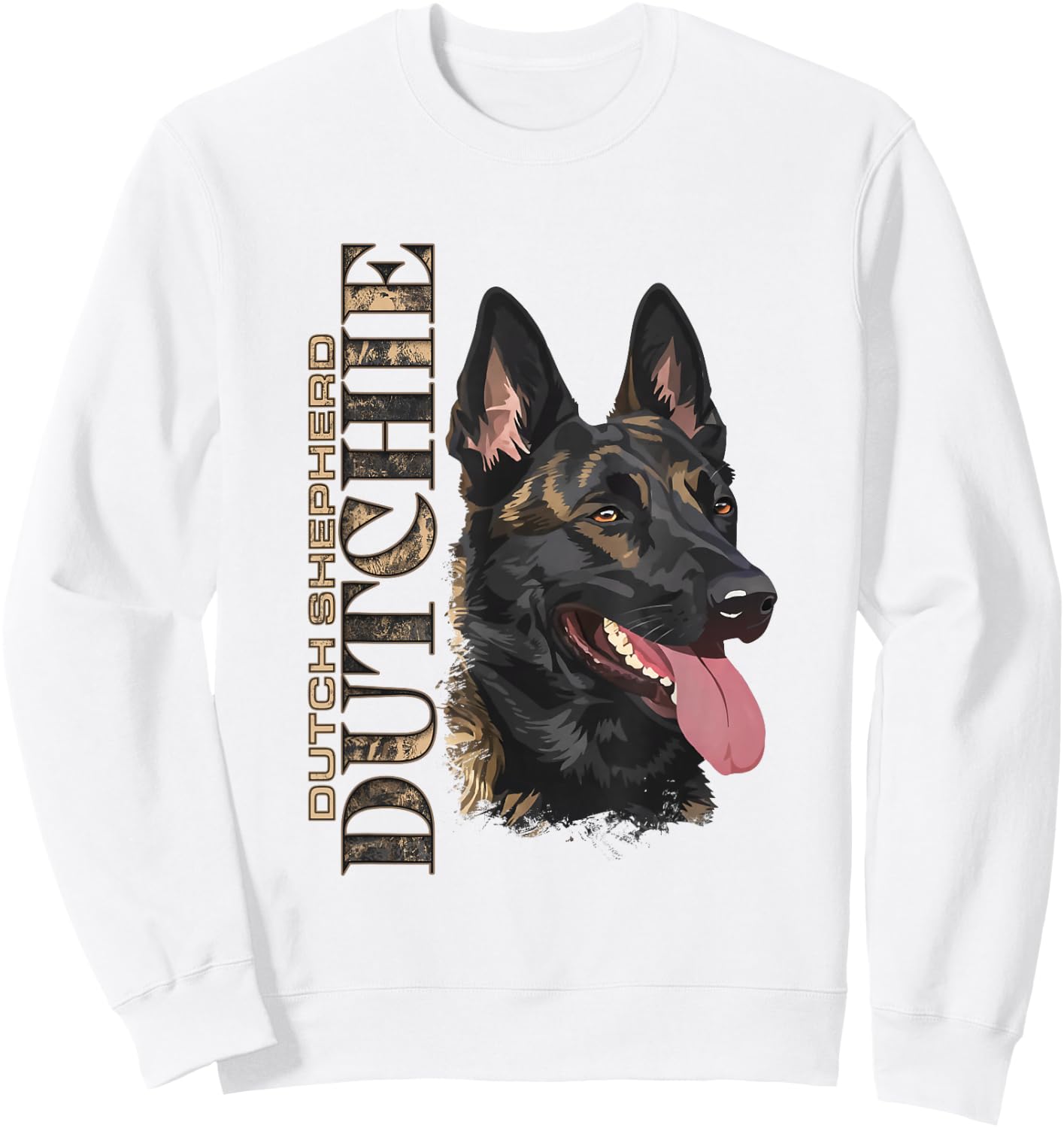 Dutch Shepherd Sweatshirt - Sweatshirt | White