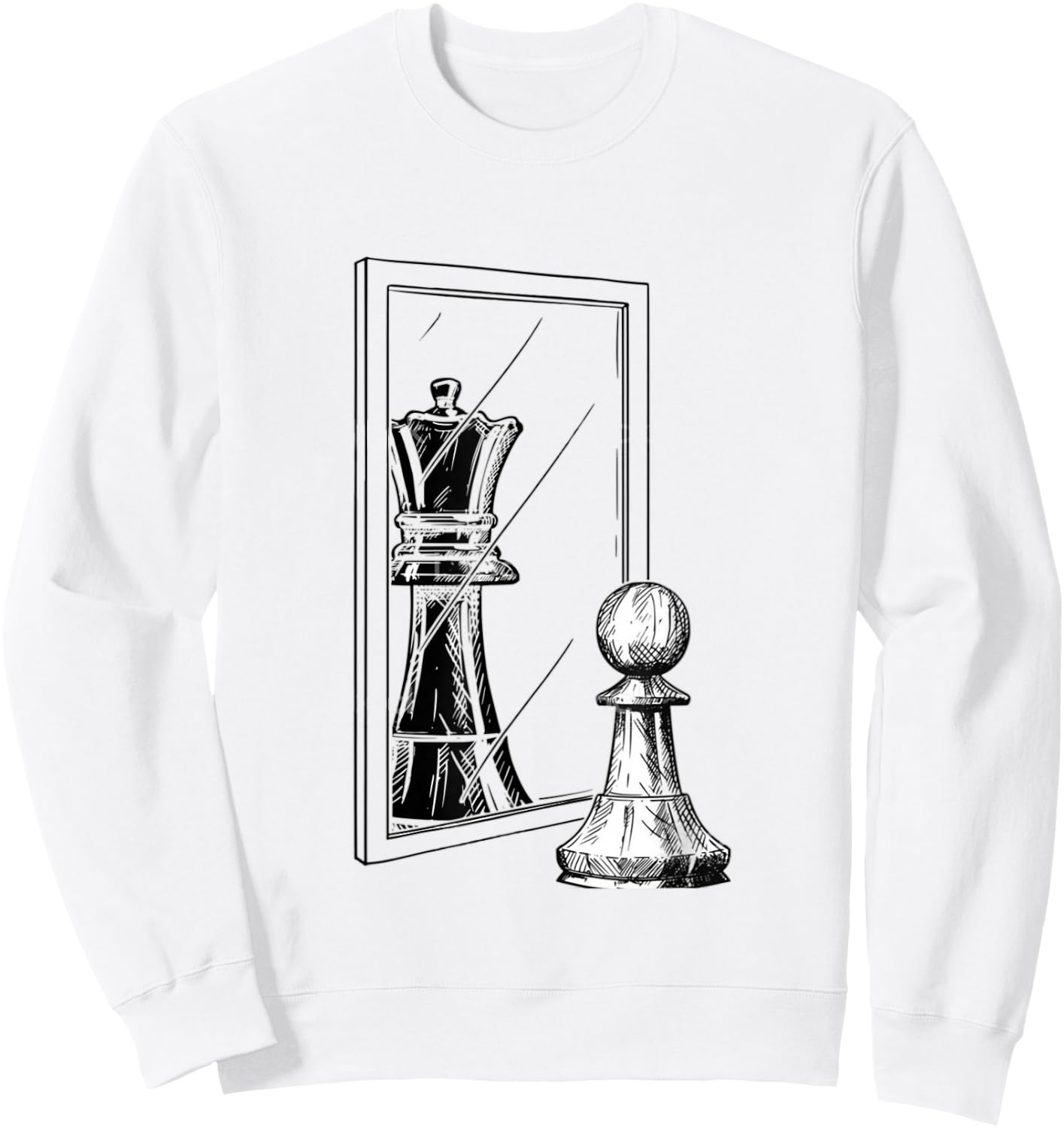 Kinder Schach, Männer Schach, Frauen Schach, Schachbrett Mädchen Sweatshirt - Sweatshirt | White