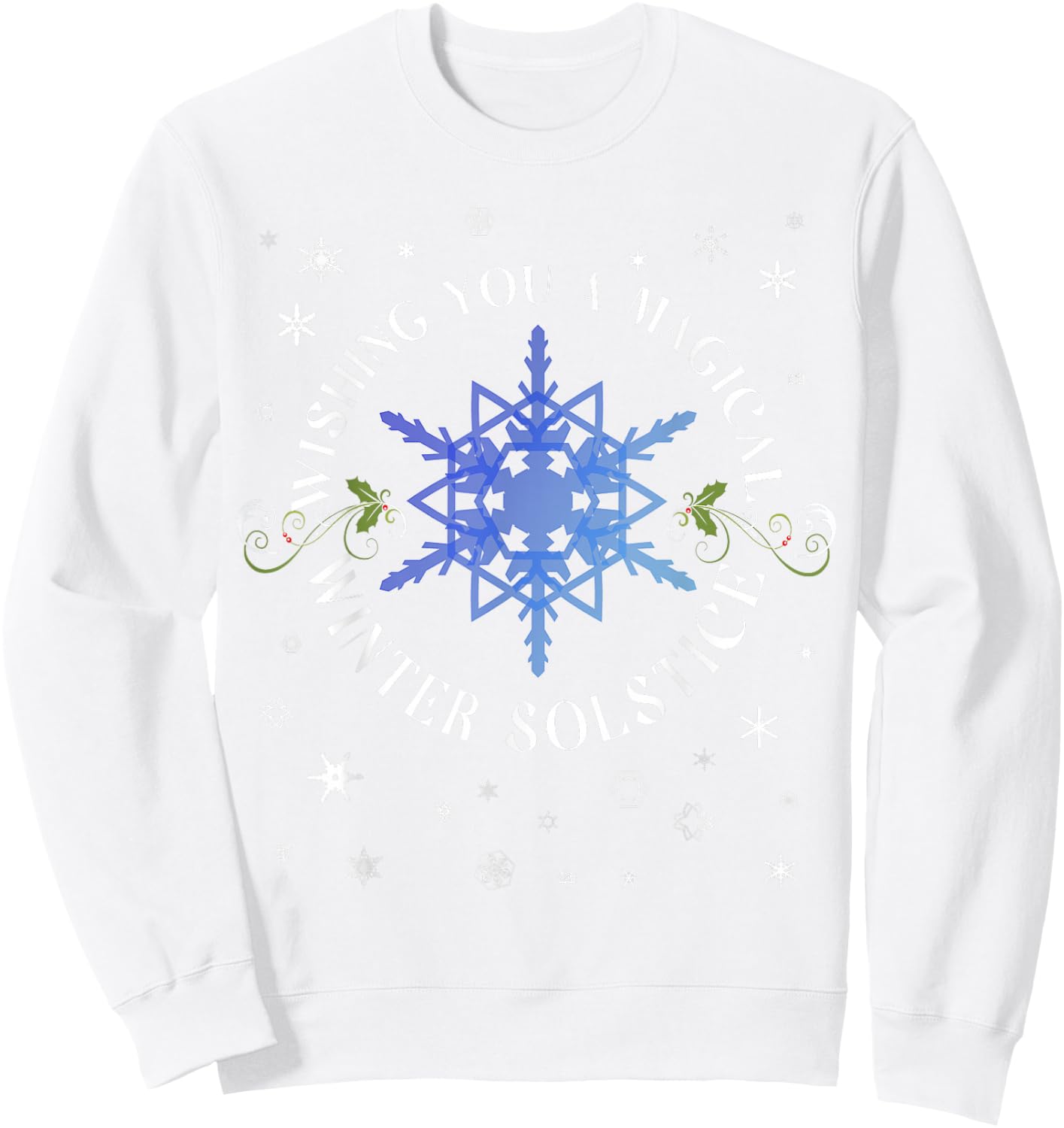 I wish you a magical winter solstice Sweatshirt - Sweatshirt | White