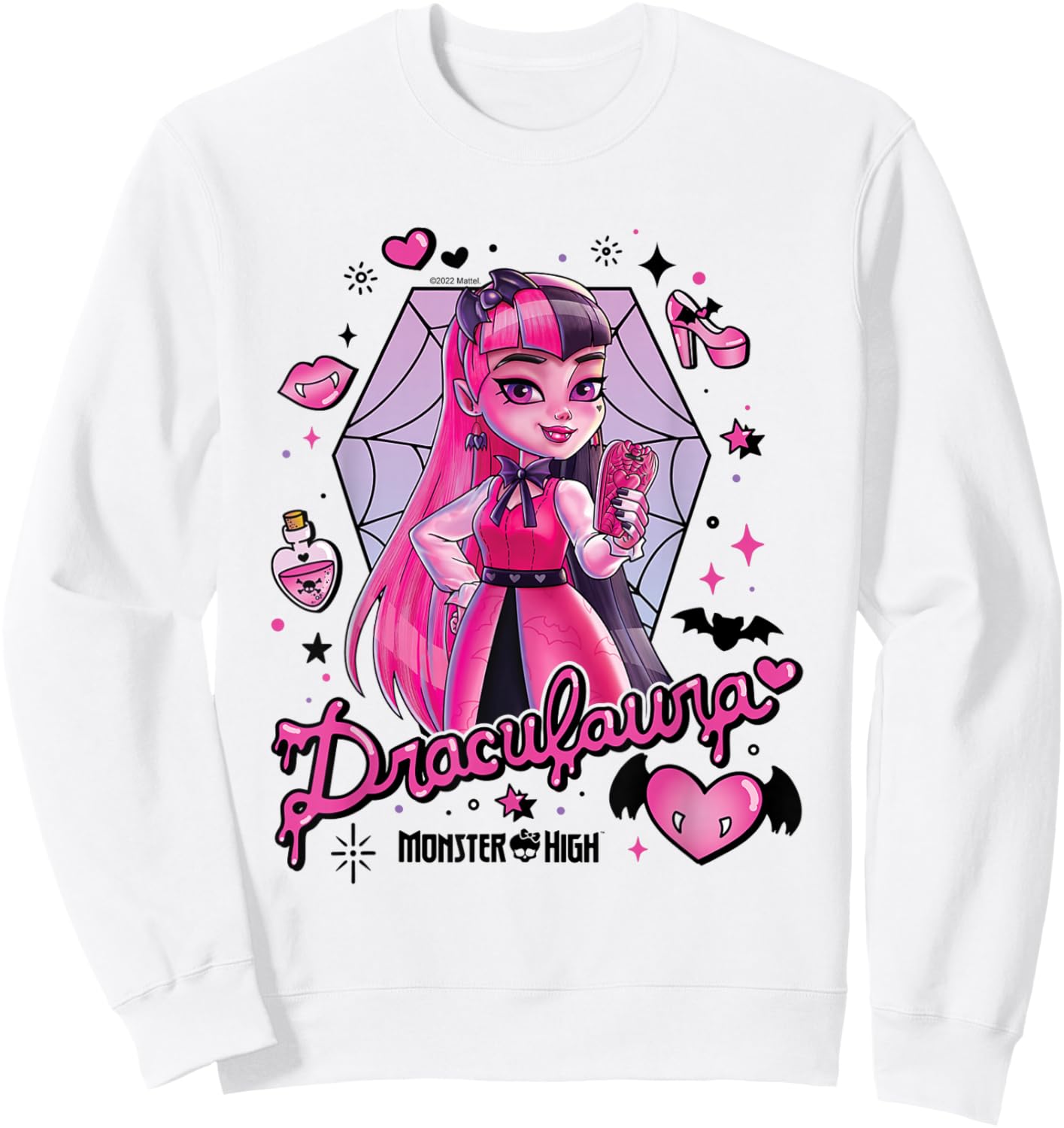 Monster High Alumni - Draculaura Sweatshirt - Sweatshirt | White