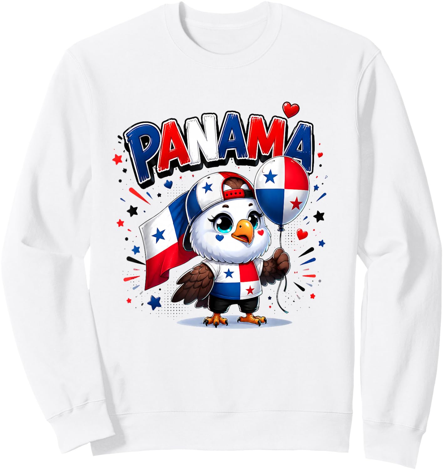 Panama Flag , Panamanian , Panama Flag for Kids Sweatshirt - Sweatshirt | White