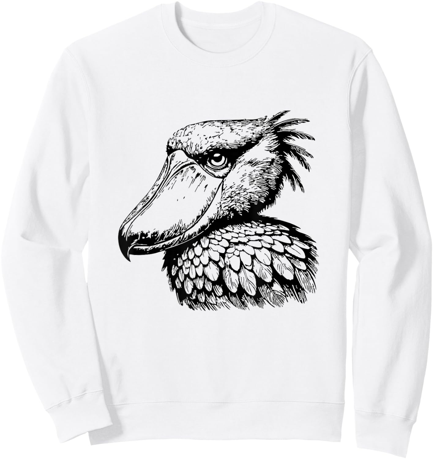 Shoebill Bird Dinosaurs, shoebill Sweatshirt - Sweatshirt | White