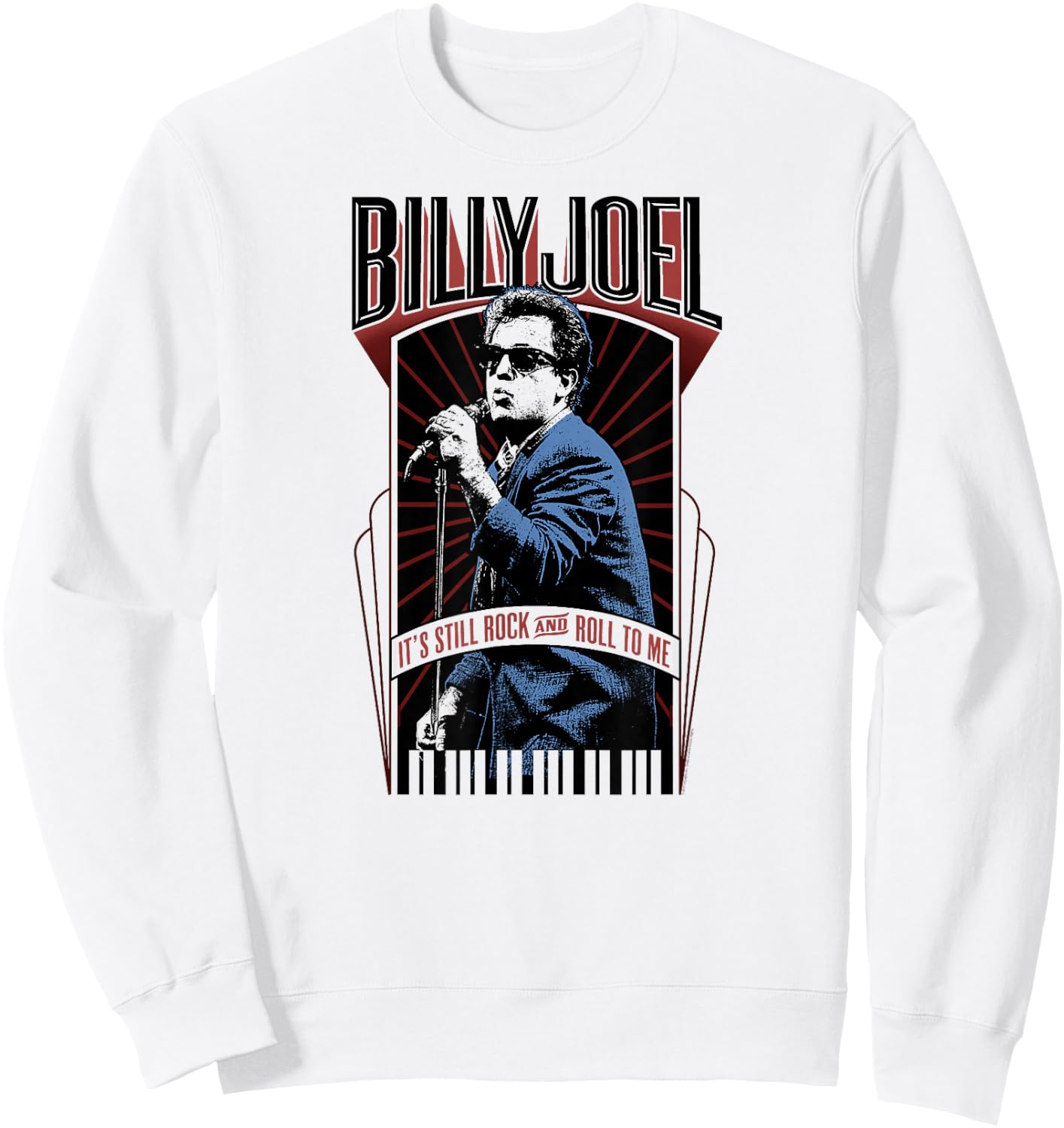 Billy Joel - It's Still Rock and Roll To Me Sweatshirt - Sweatshirt | White