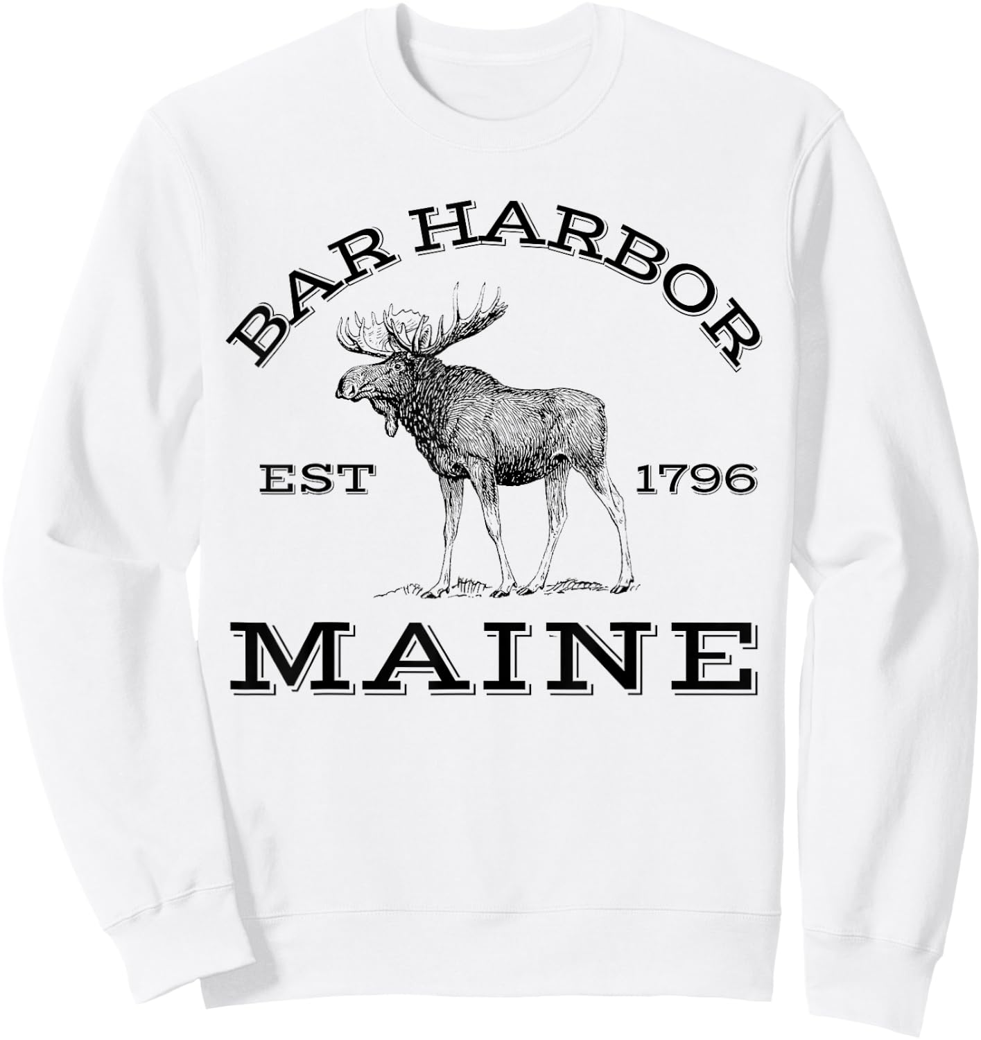 Bar Harbor Sweatshirt - Sweatshirt | White